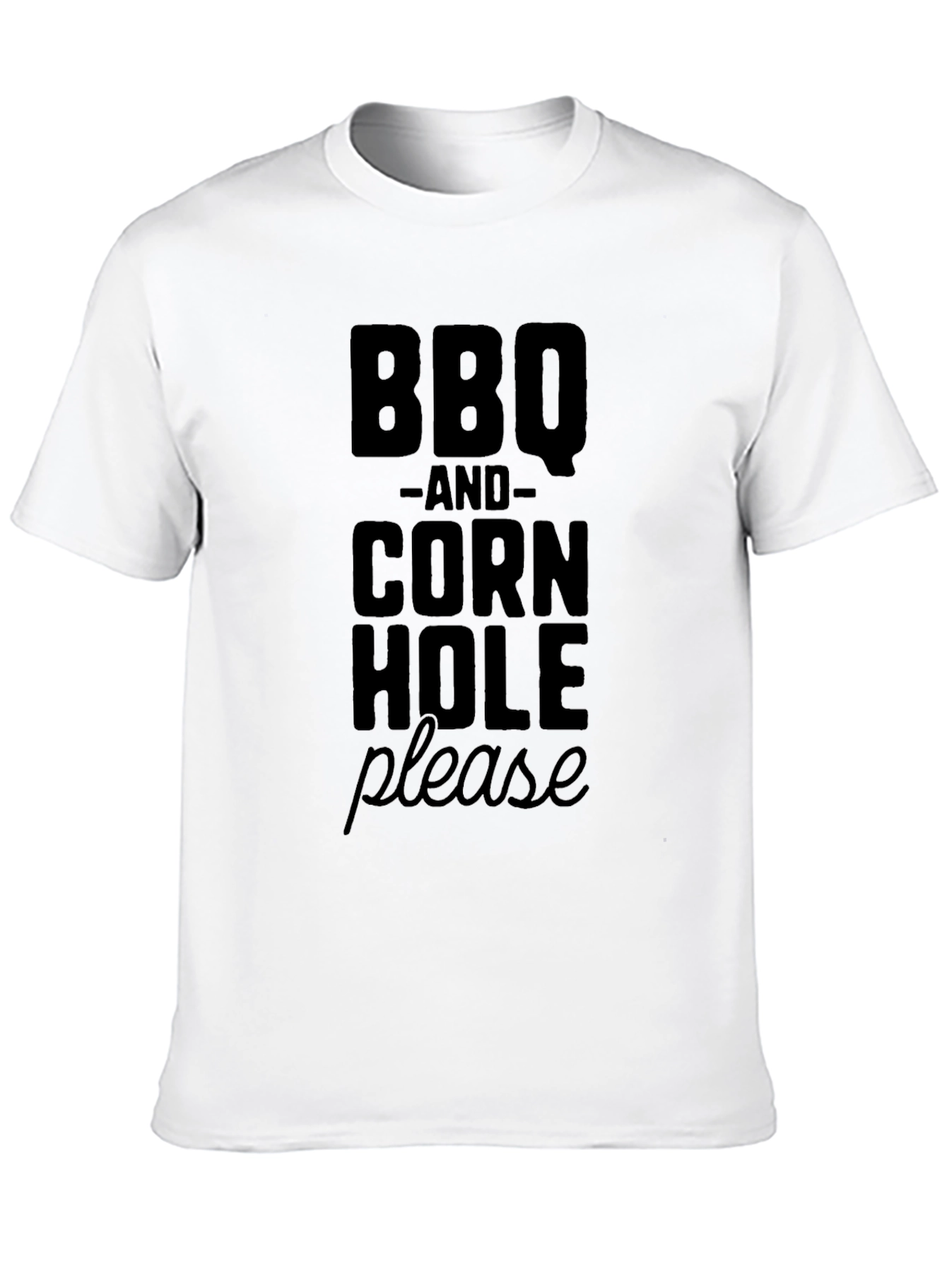 BBQ and Cornhole Please T-Shirt