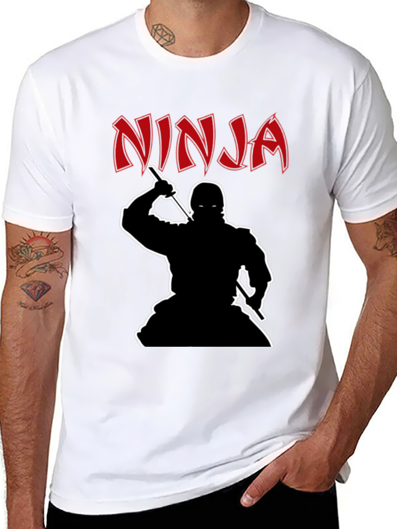 Ninja Graphic Tee - Martial Arts T-Shirt