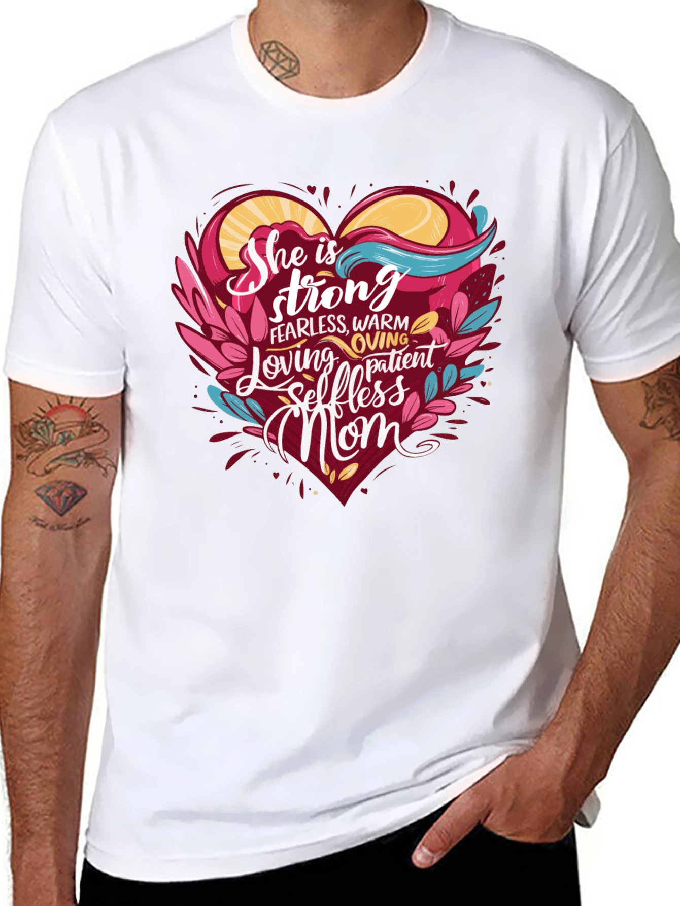 She is Strong Mom T-Shirt