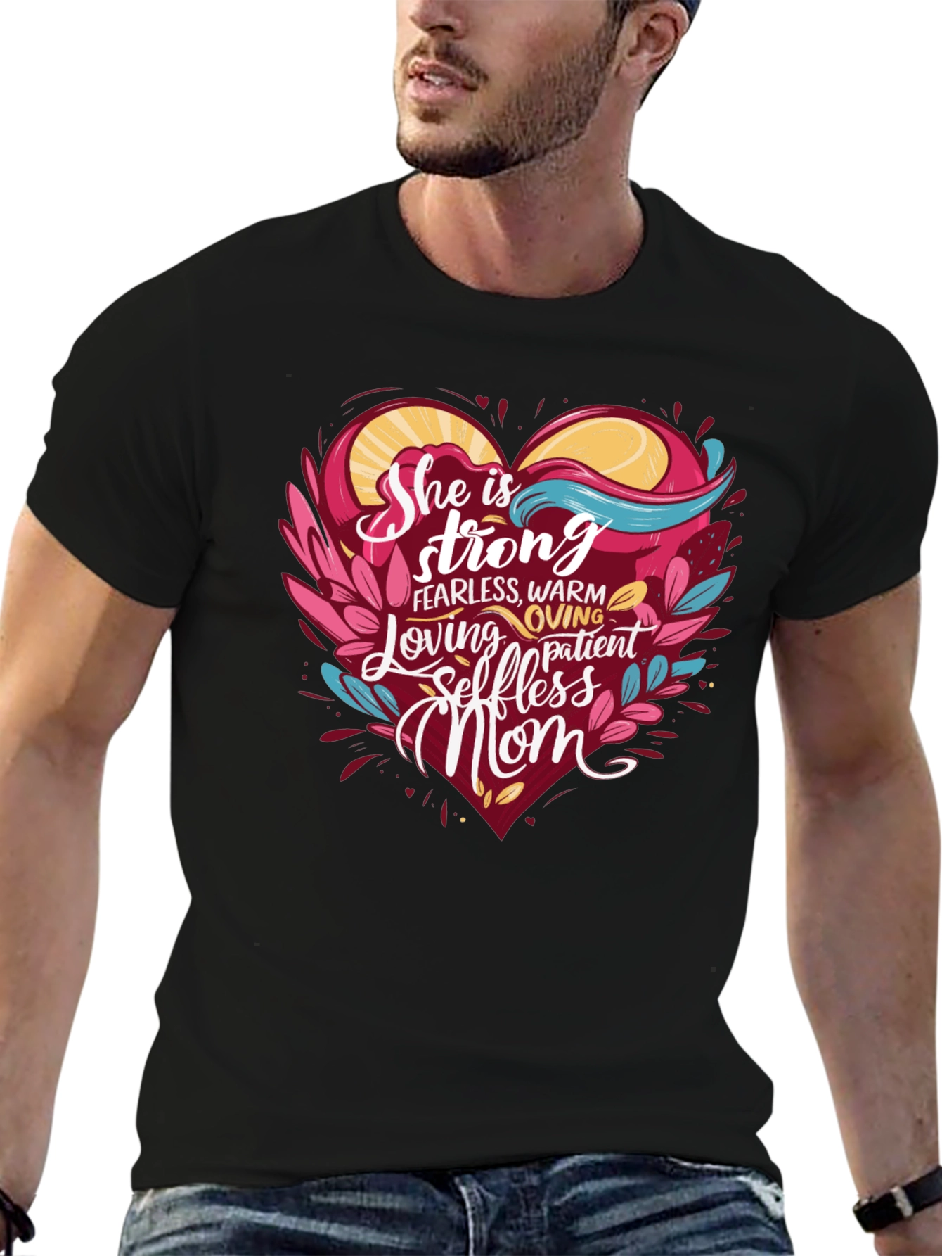 She is Strong Mom T-Shirt
