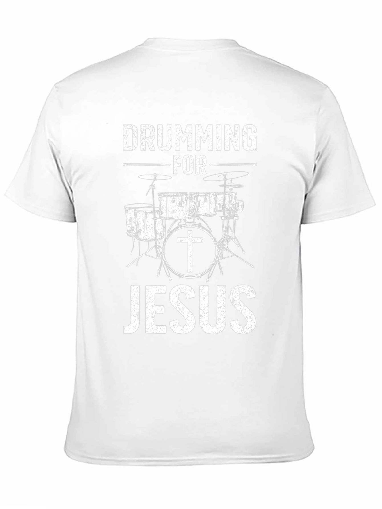 Drumming For Jesus T-Shirt - Christian Music Tee
