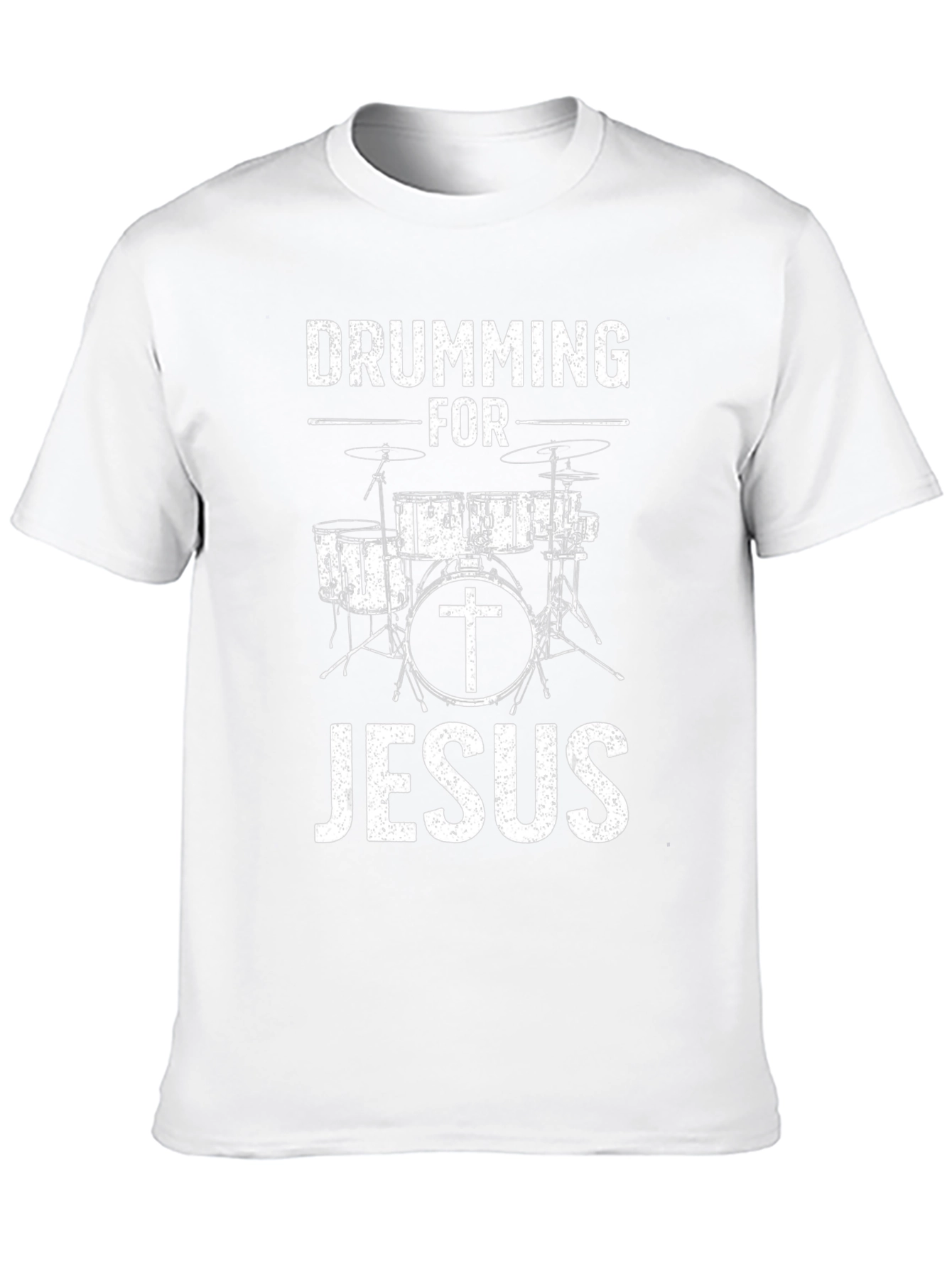 Drumming For Jesus T-Shirt - Christian Music Tee