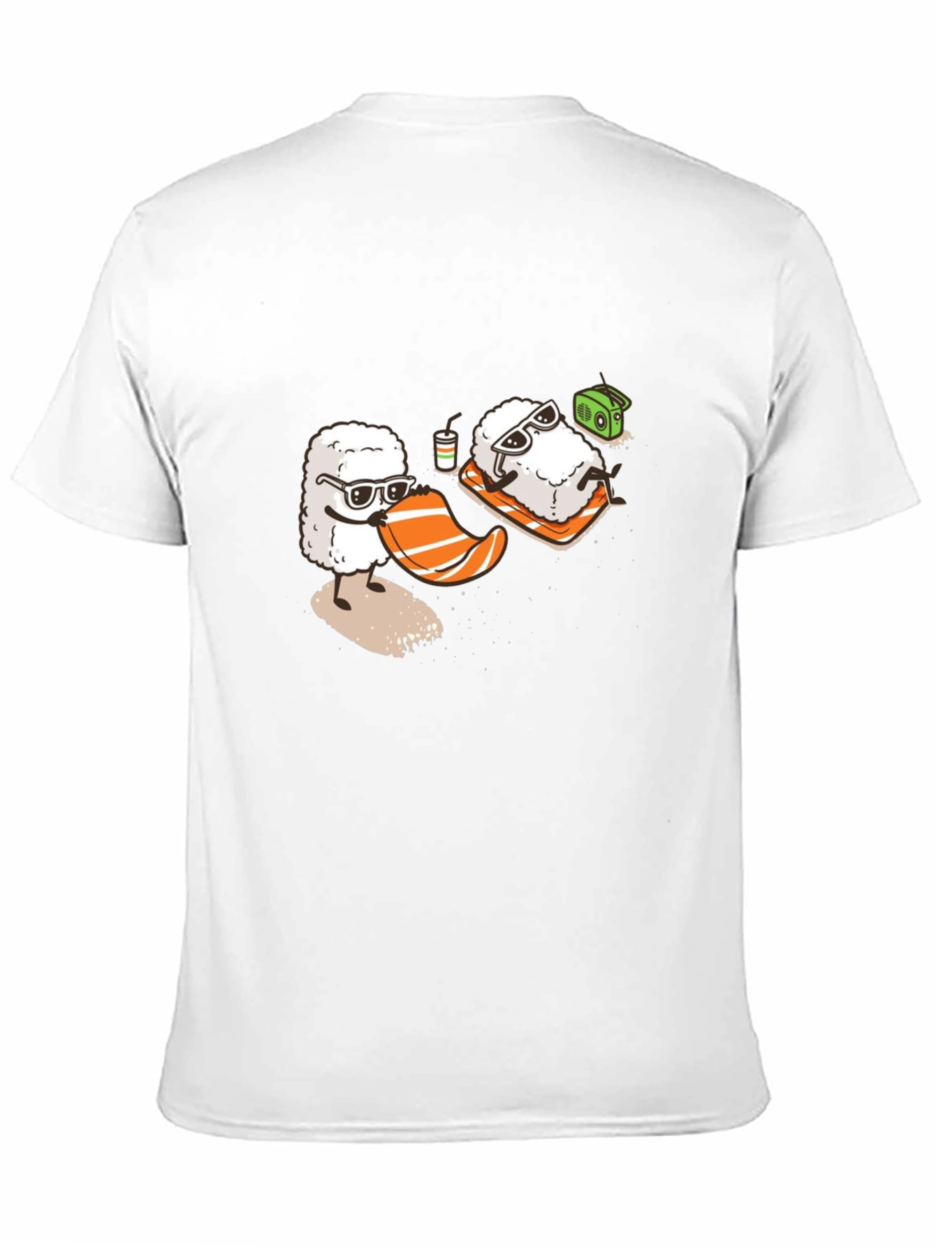 Sushi Summer T-Shirt - Black