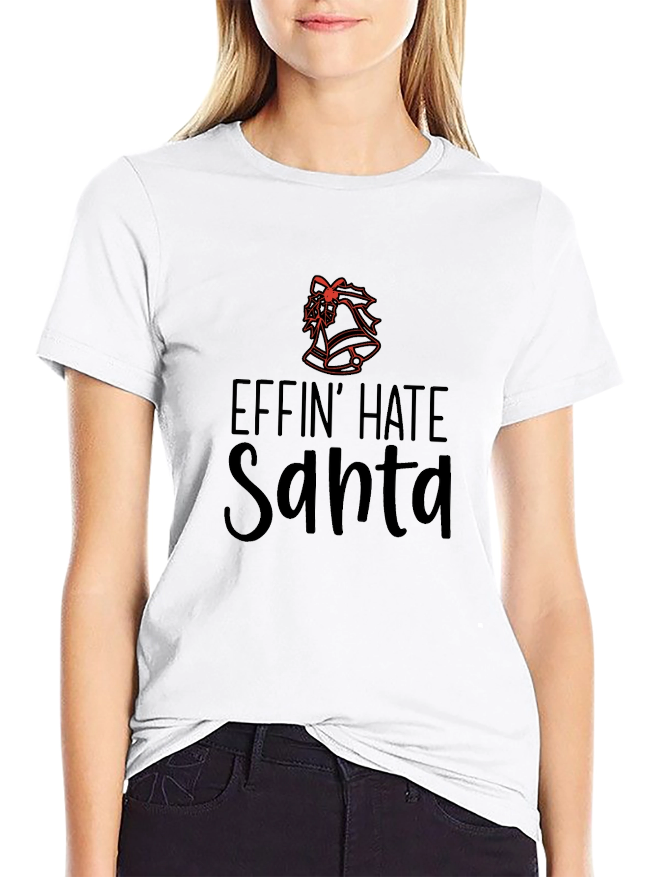 Effin Hate Santa T-Shirt - Anti-Christmas Humor