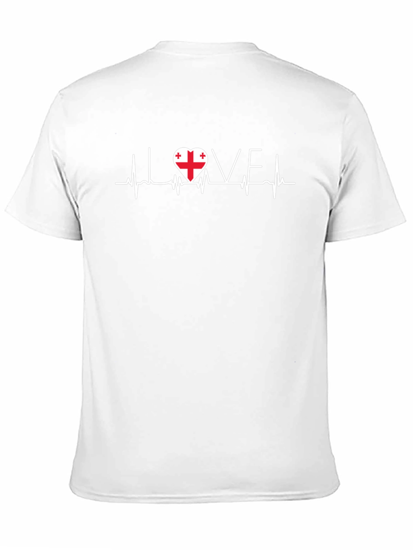I Love Georgia Heartbeat T-Shirt