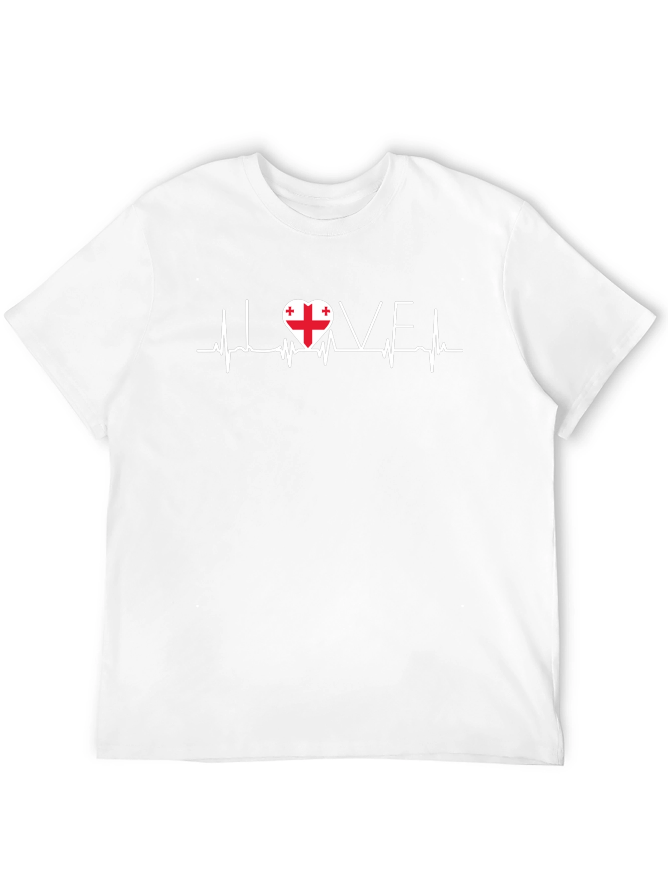 I Love Georgia Heartbeat T-Shirt