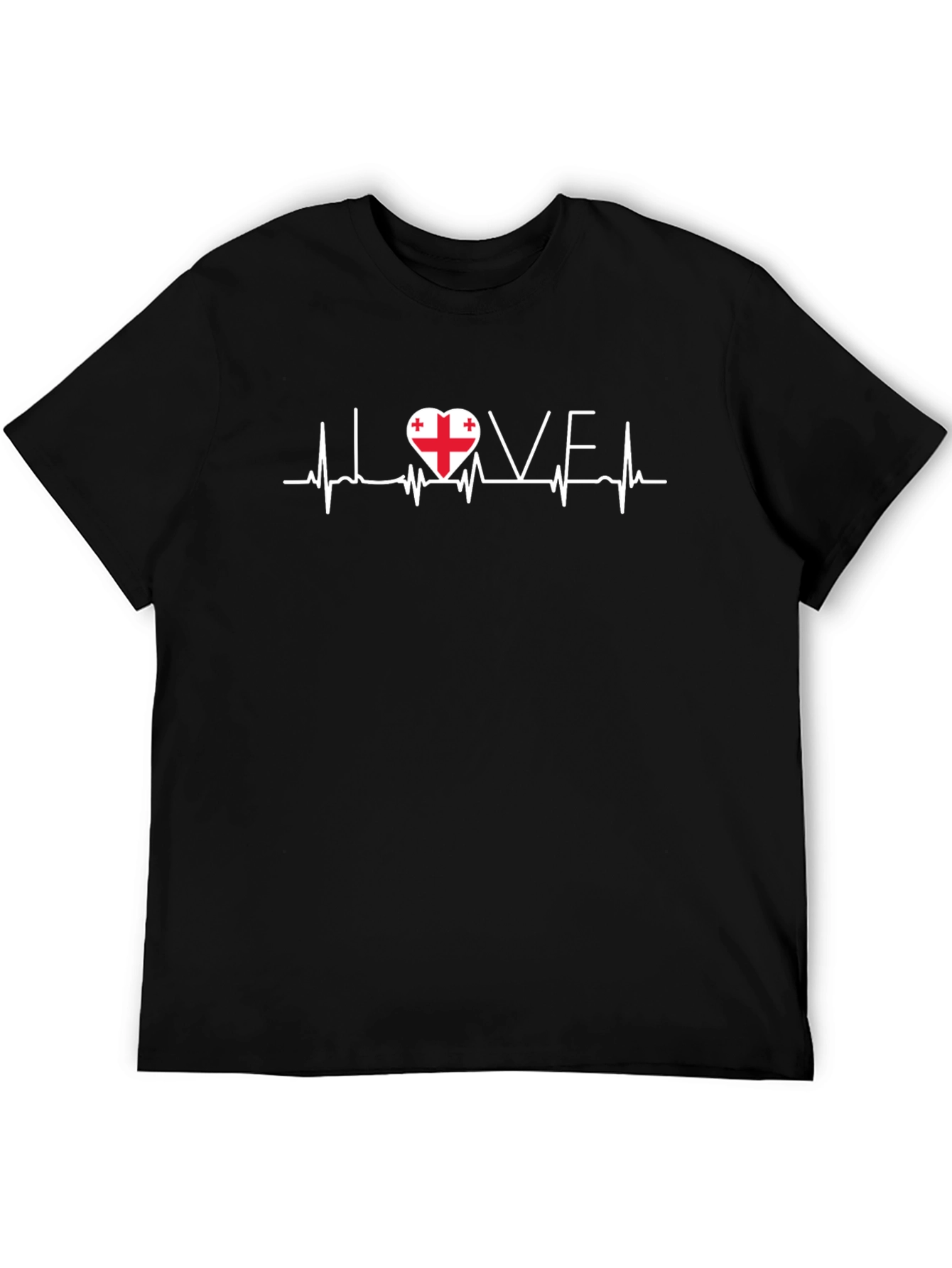 I Love Georgia Heartbeat T-Shirt