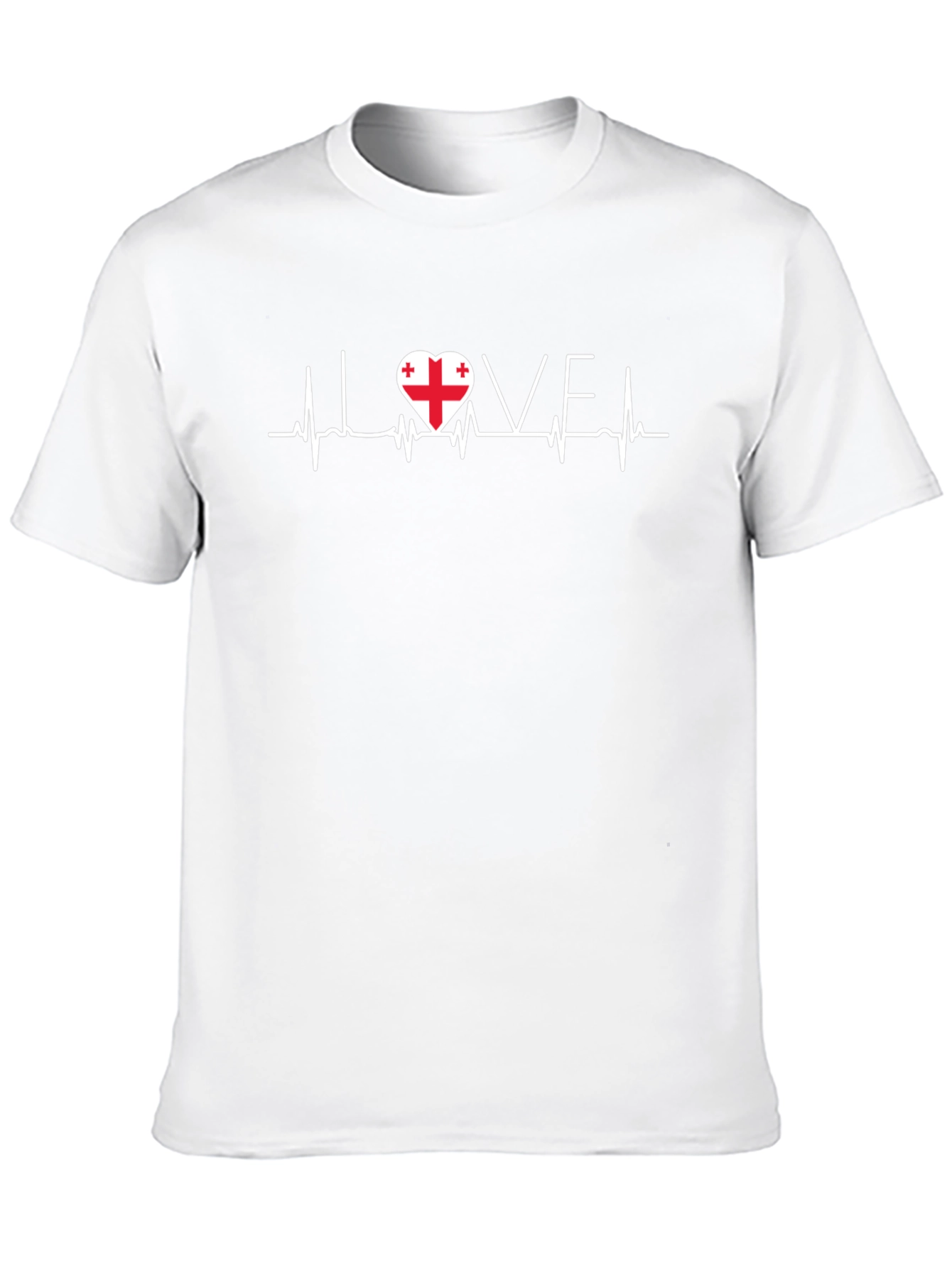 I Love Georgia Heartbeat T-Shirt