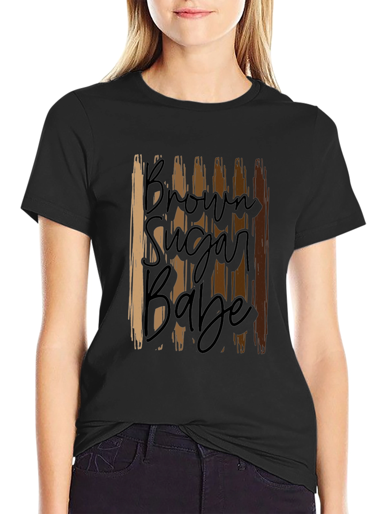 Brown Sugar Babe Graphic Tee - Stylish Casual Wear