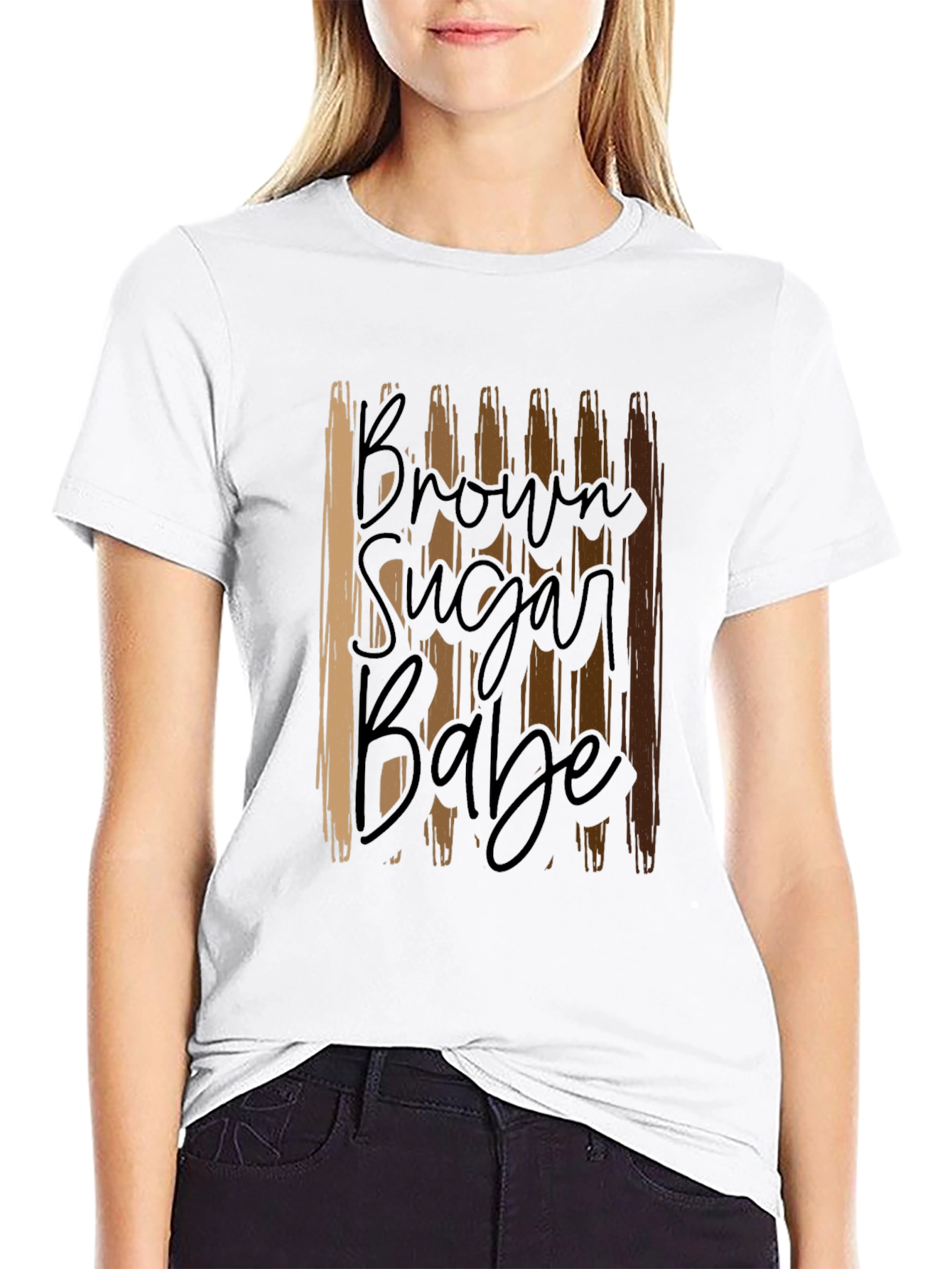 Brown Sugar Babe Graphic Tee - Stylish Casual Wear