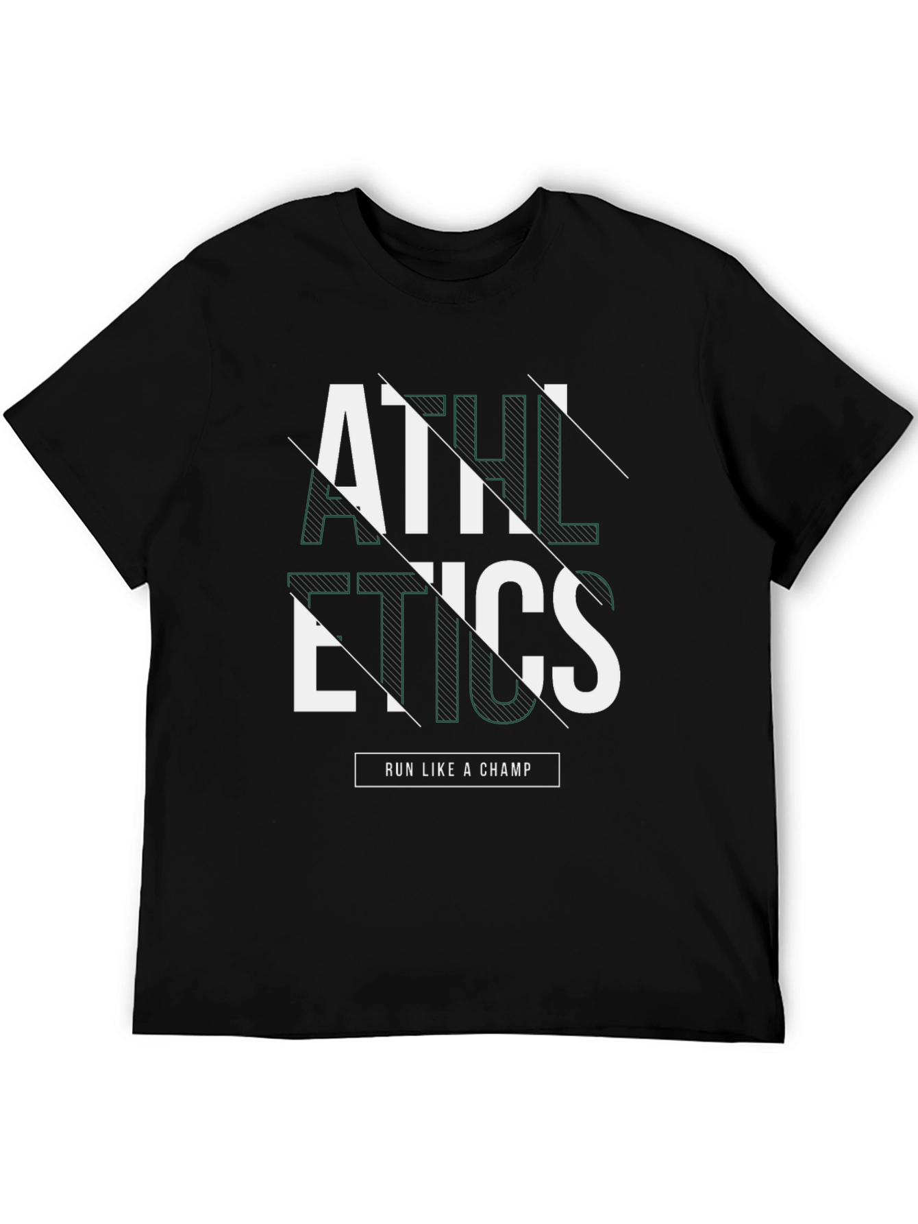 Athletics Graphic Print Crew Neck T-Shirt