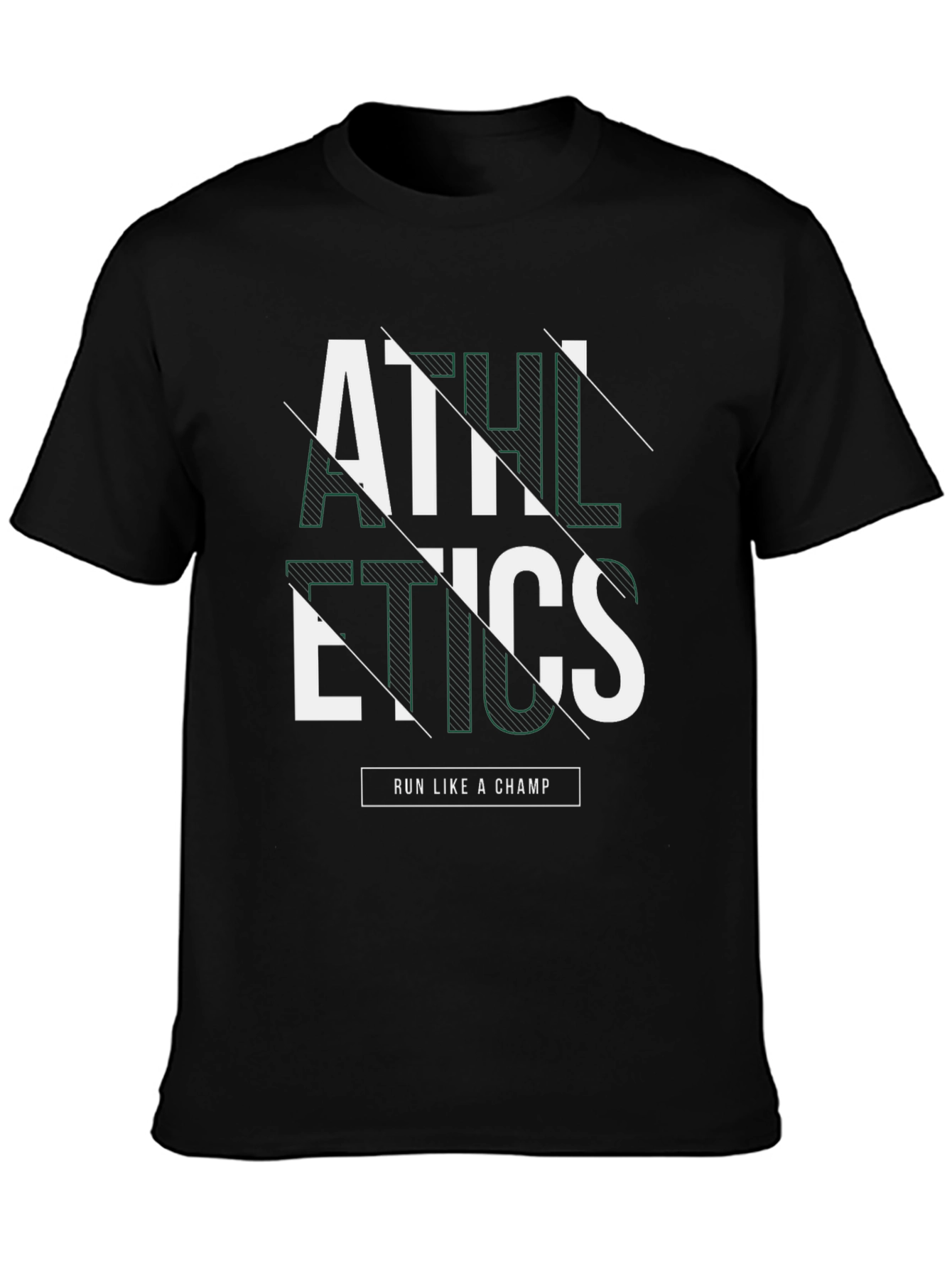 Athletics Graphic Print Crew Neck T-Shirt