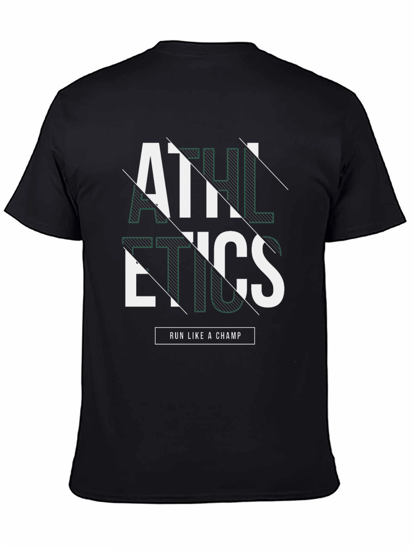 Athletics Graphic Print Crew Neck T-Shirt