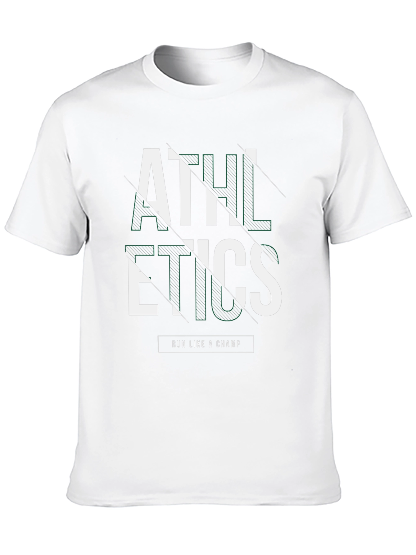 Athletics Graphic Print Crew Neck T-Shirt