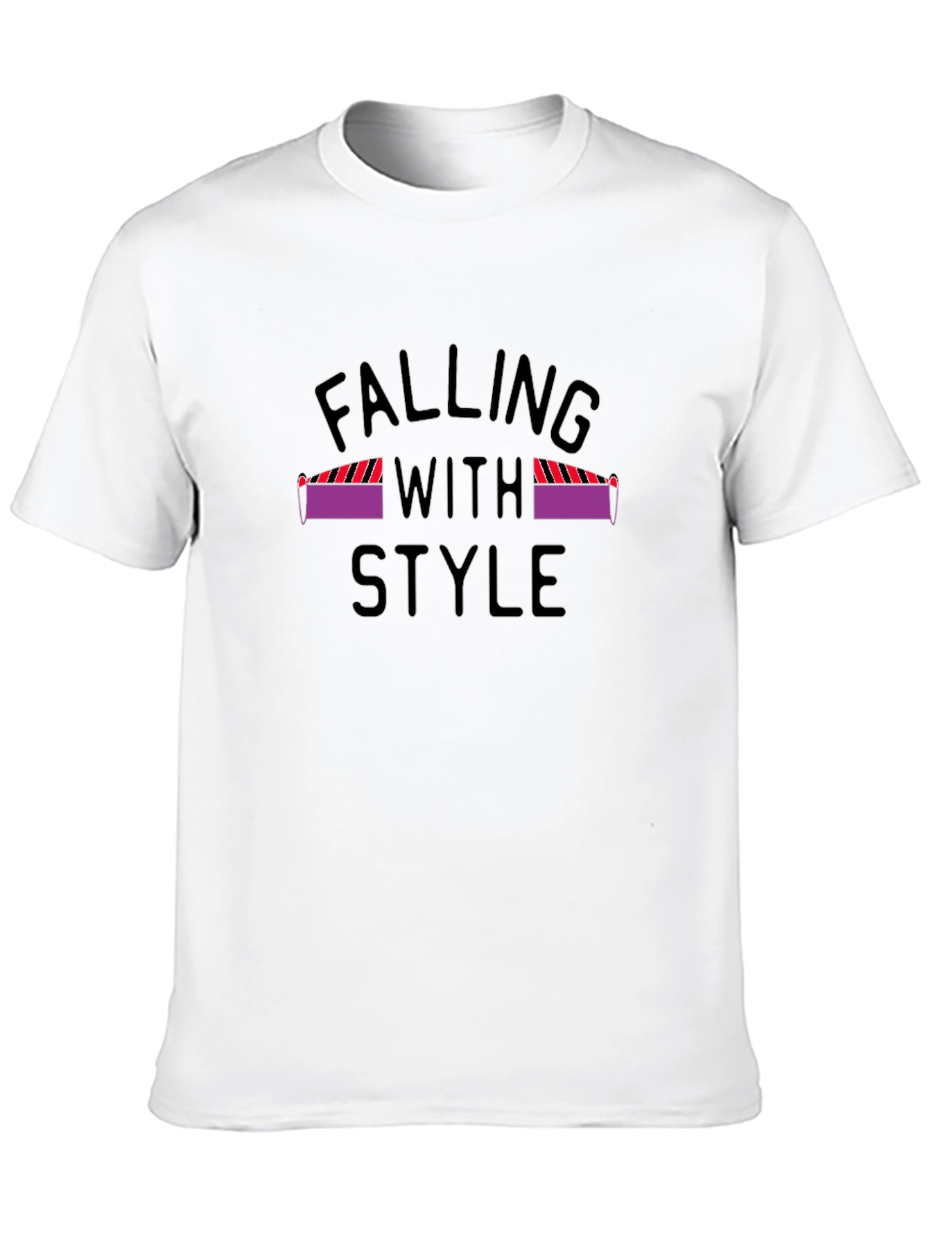 Falling With Style Graphic Tee - Black