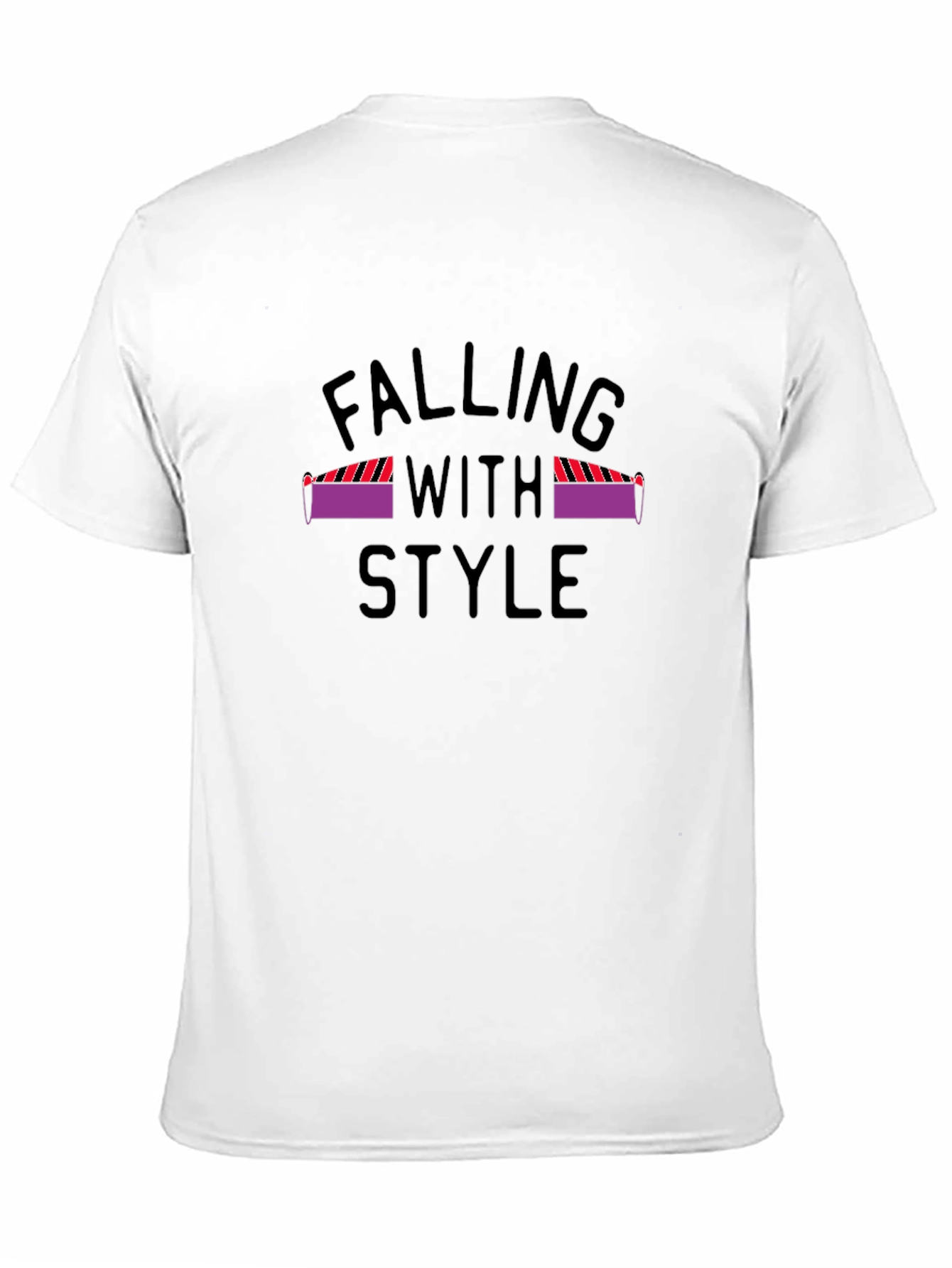 Falling With Style Graphic Tee - Black