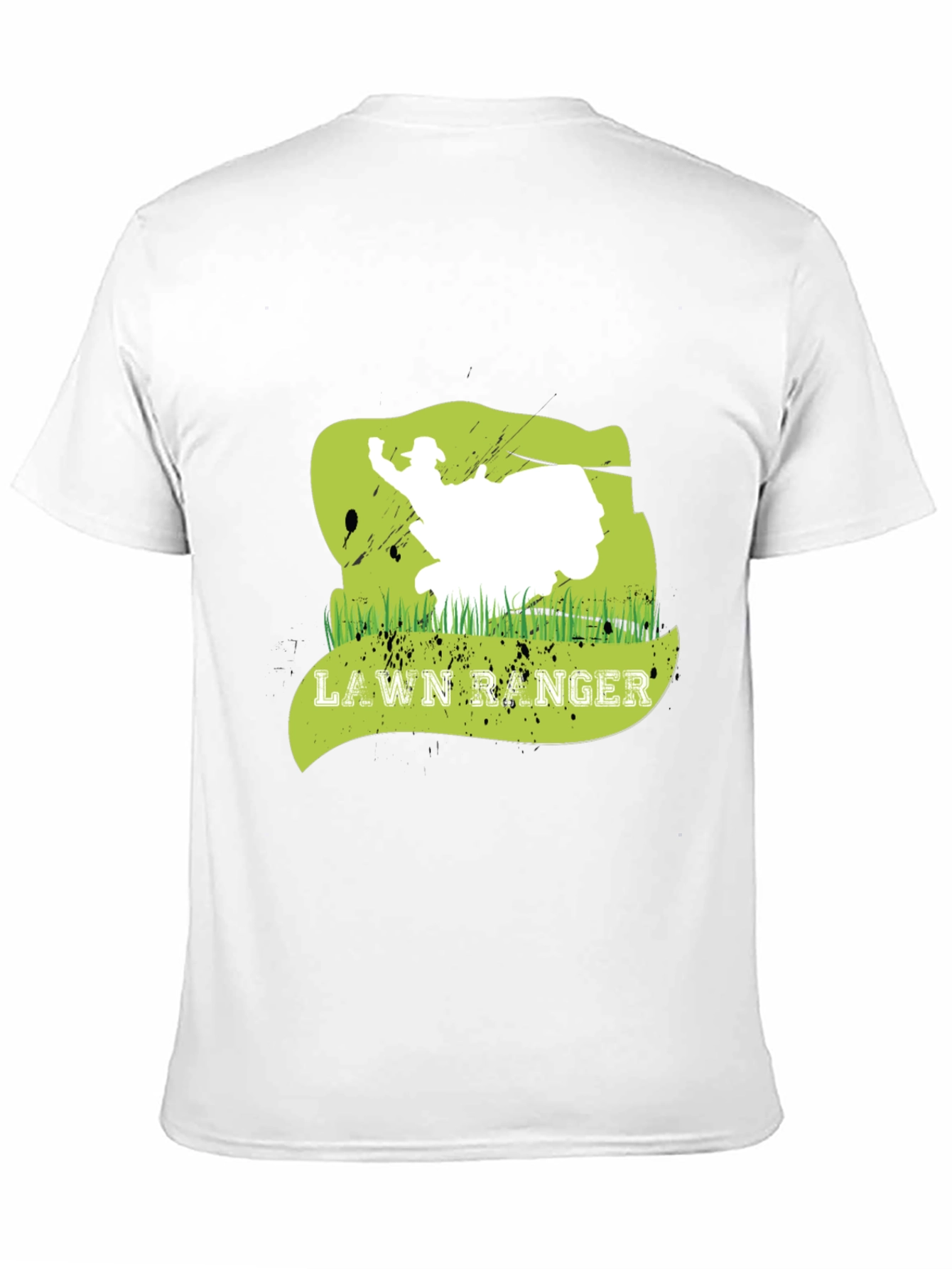 Lawn Ranger Graphic Tee - Black Cotton T-Shirt