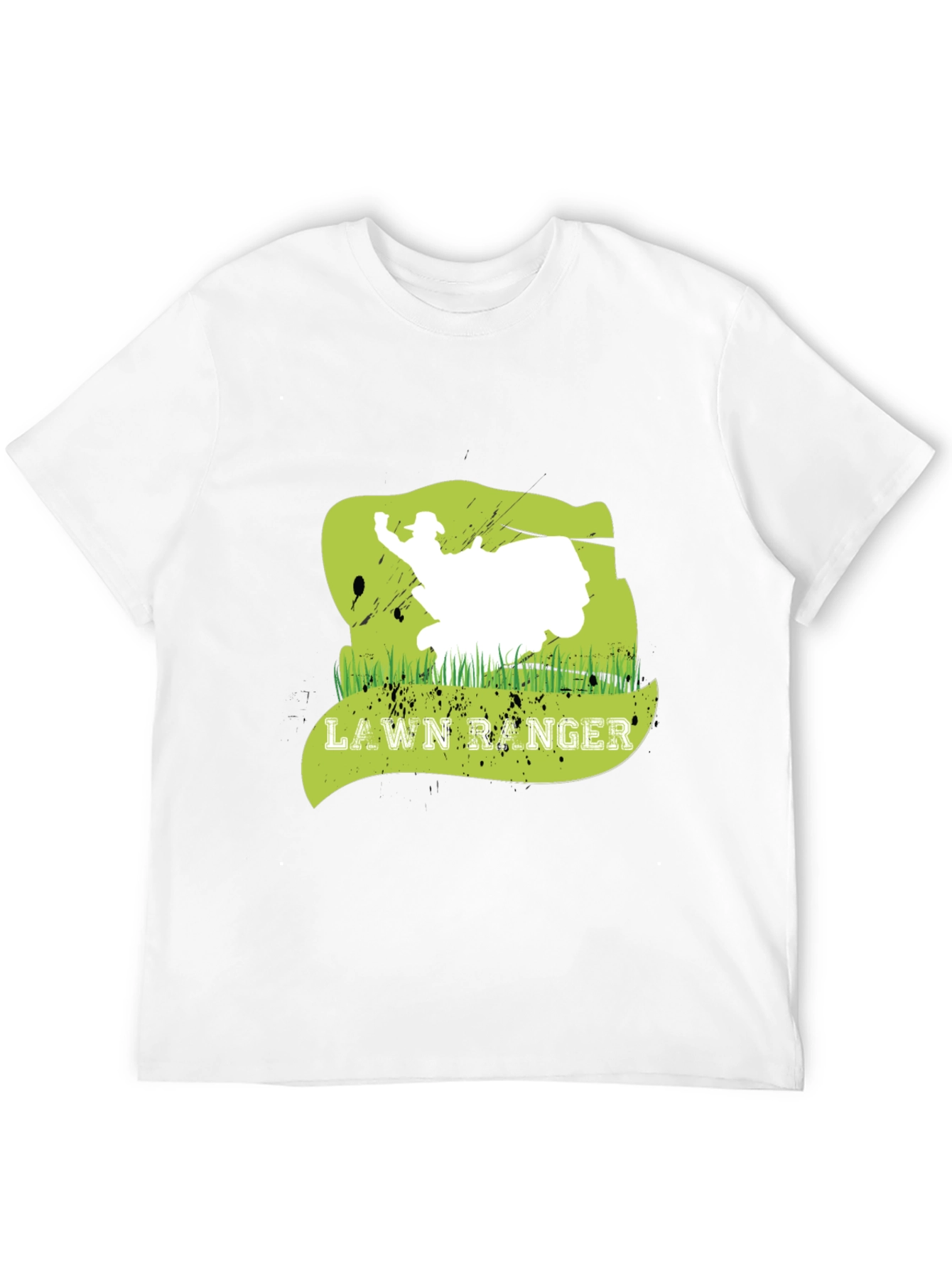 Lawn Ranger Graphic Tee - Black Cotton T-Shirt
