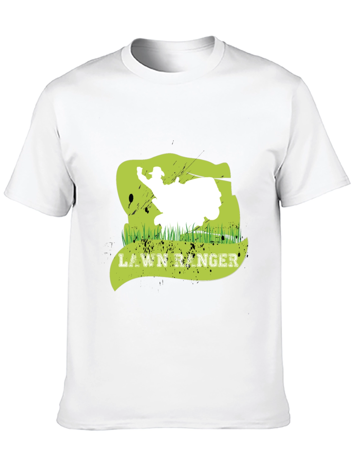 Lawn Ranger Graphic Tee - Black Cotton T-Shirt