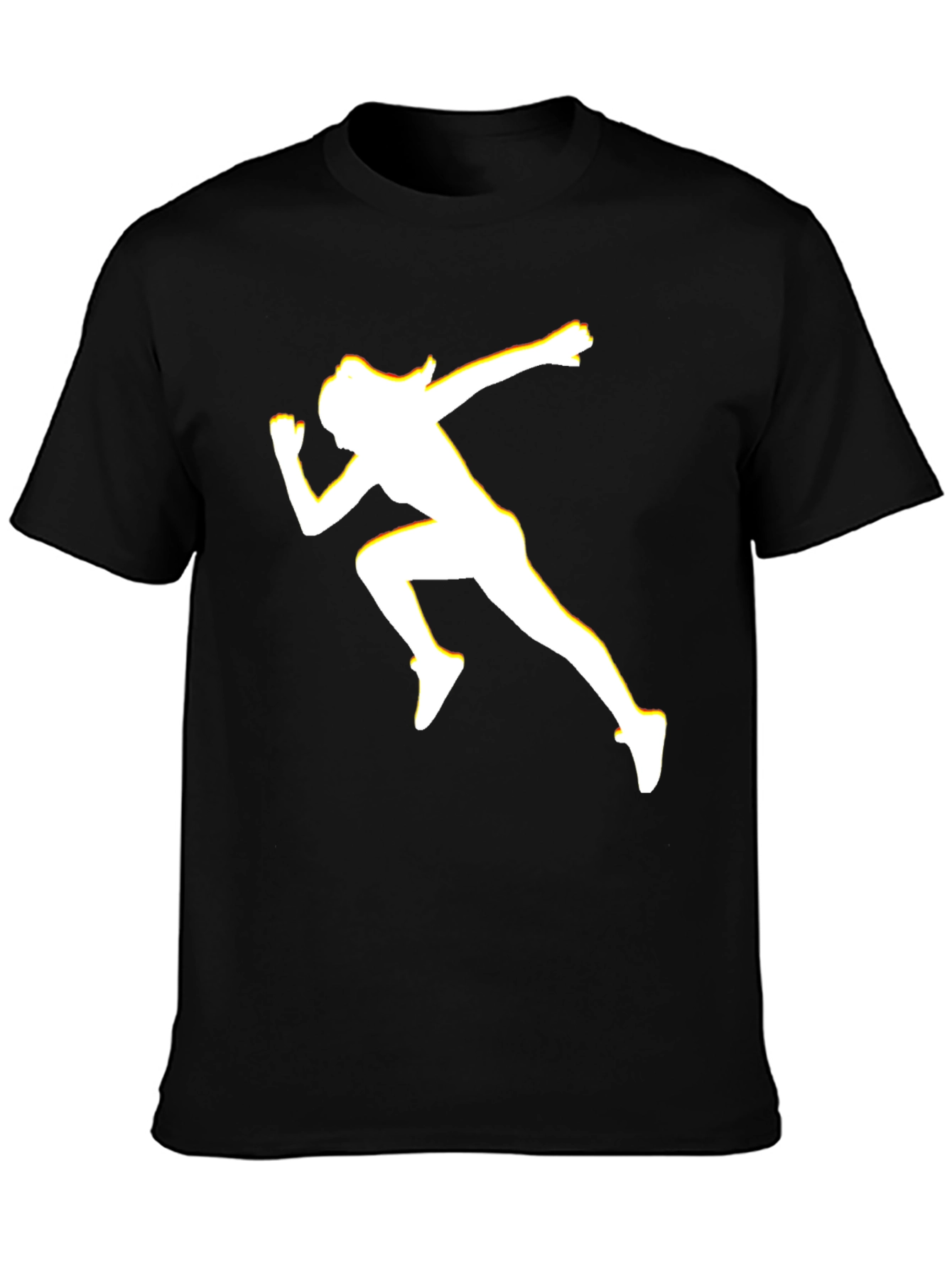 Runner Silhouette T-Shirt - Black