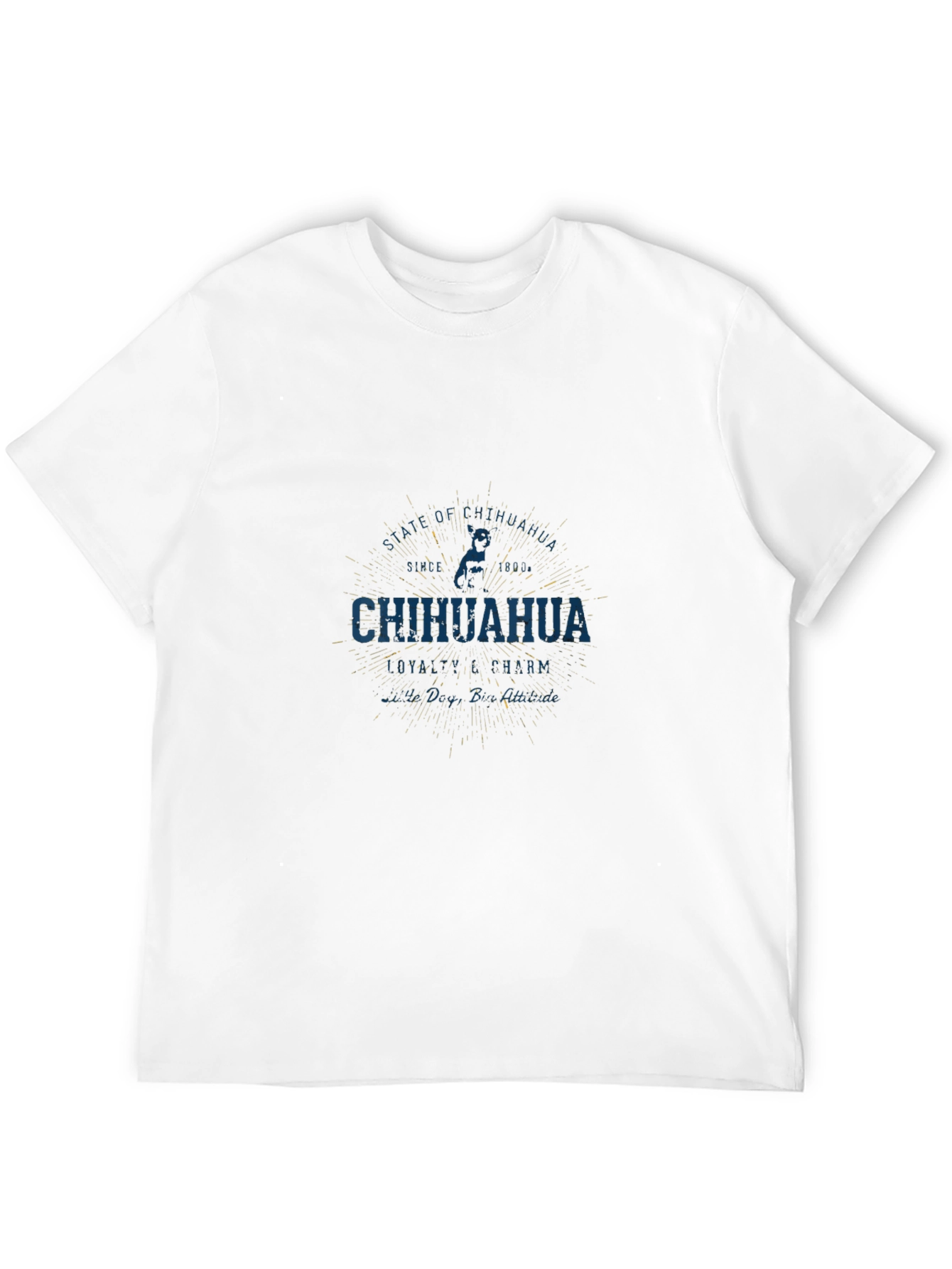Chihuahua Graphic Tee - Soft Cotton Black T-Shirt