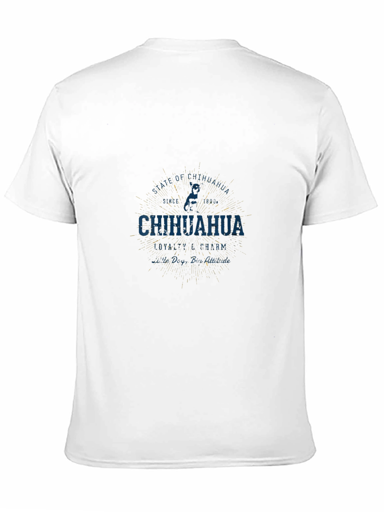 Chihuahua Graphic Tee - Soft Cotton Black T-Shirt
