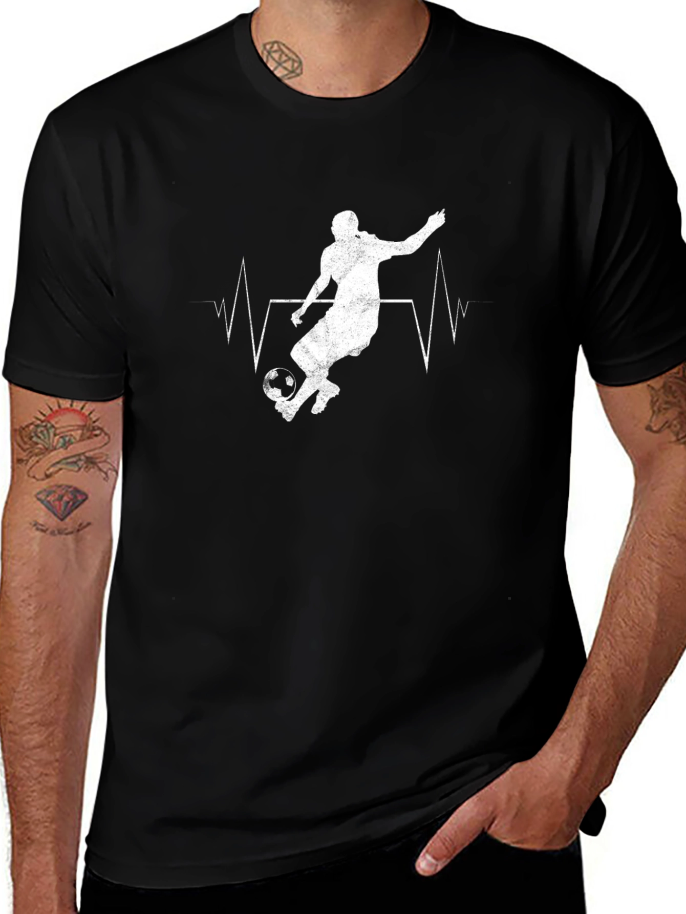 Soccer Heartbeat T-Shirt - Passion for the Game