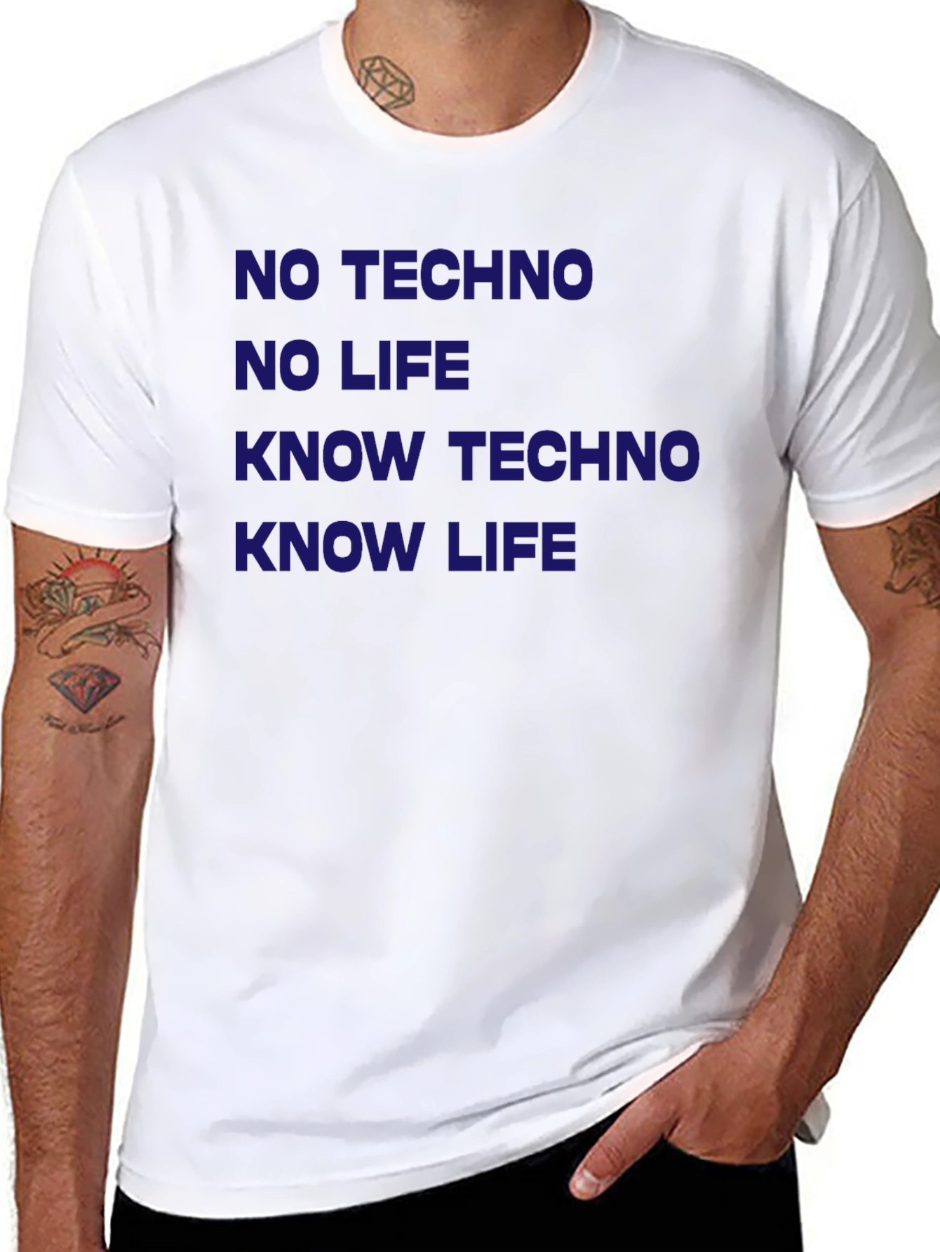 Techno Life Graphic Tee