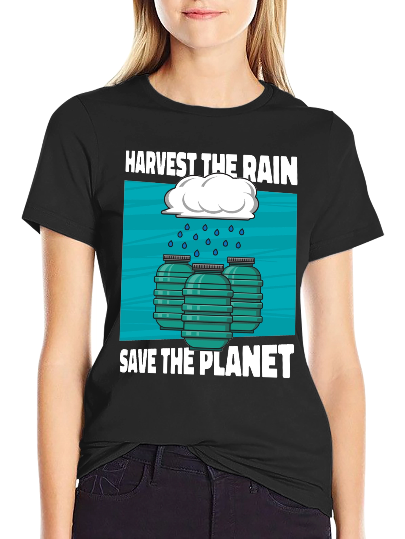 Harvest Rain Save Planet Graphic Tee