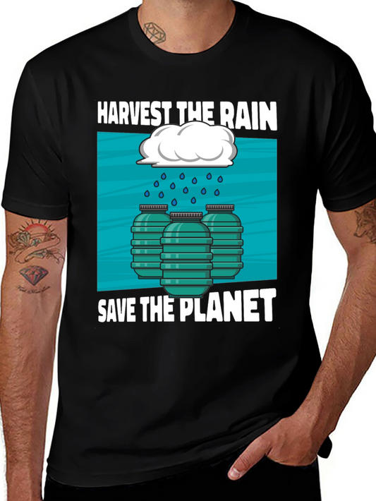 Harvest Rain Save Planet Graphic Tee