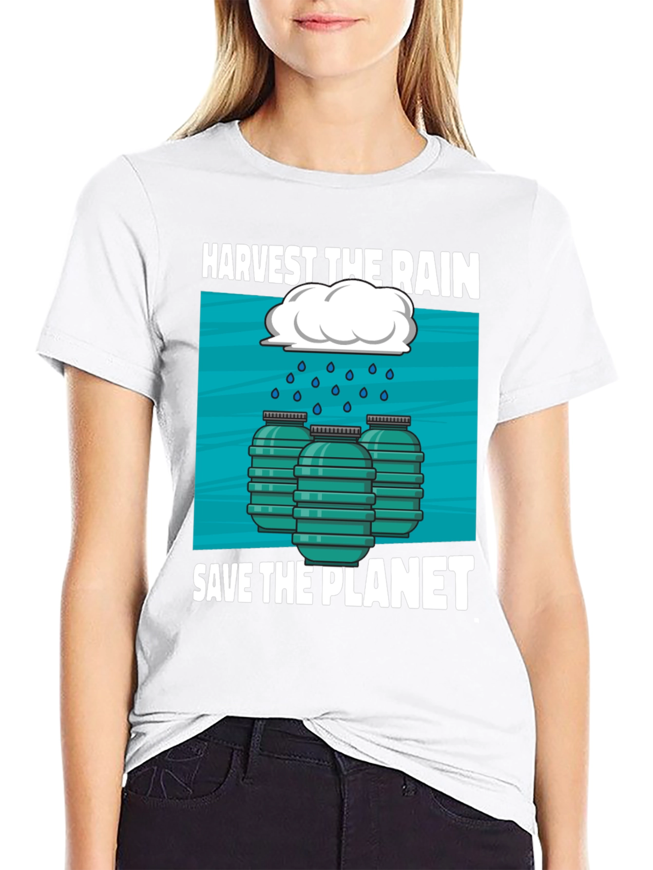 Harvest Rain Save Planet Graphic Tee