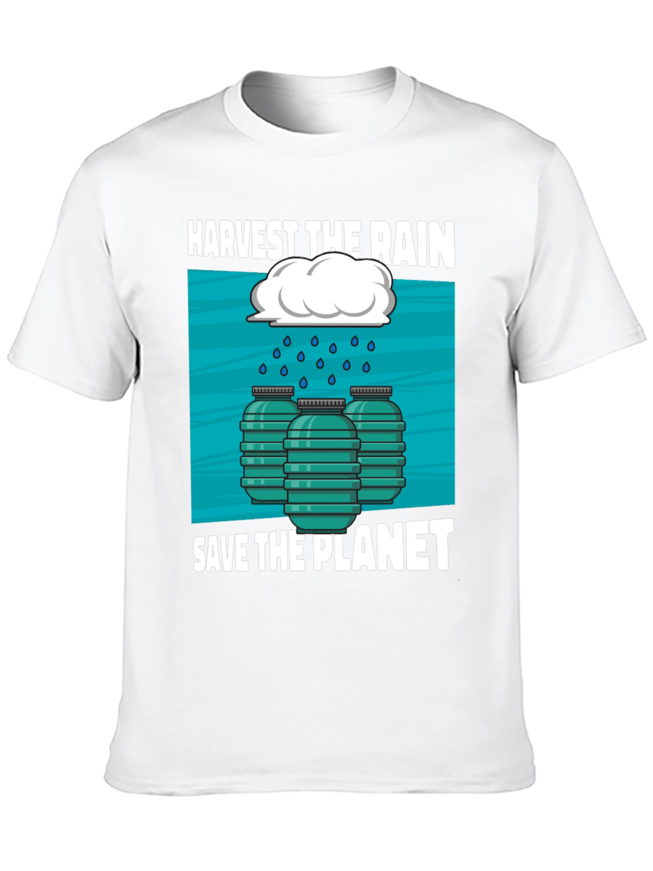 Harvest Rain Save Planet Graphic Tee