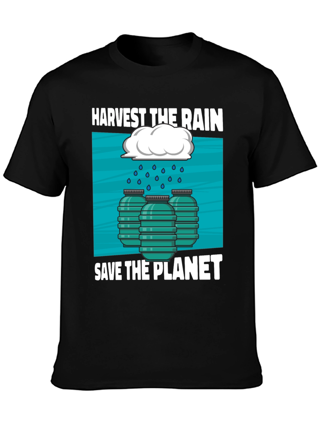 Harvest Rain Save Planet Graphic Tee