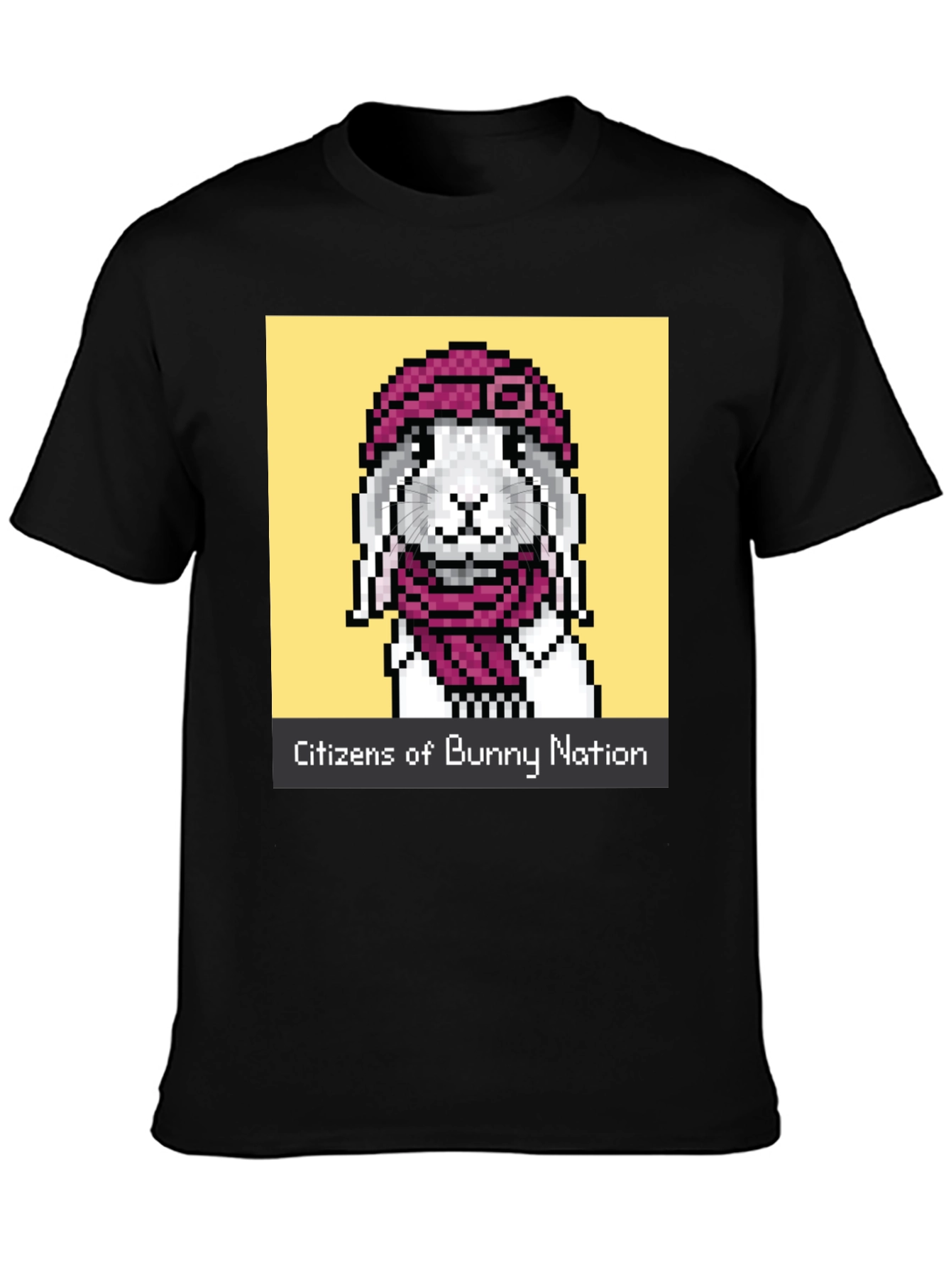 Bunny Nation Pixel Art Graphic Tee