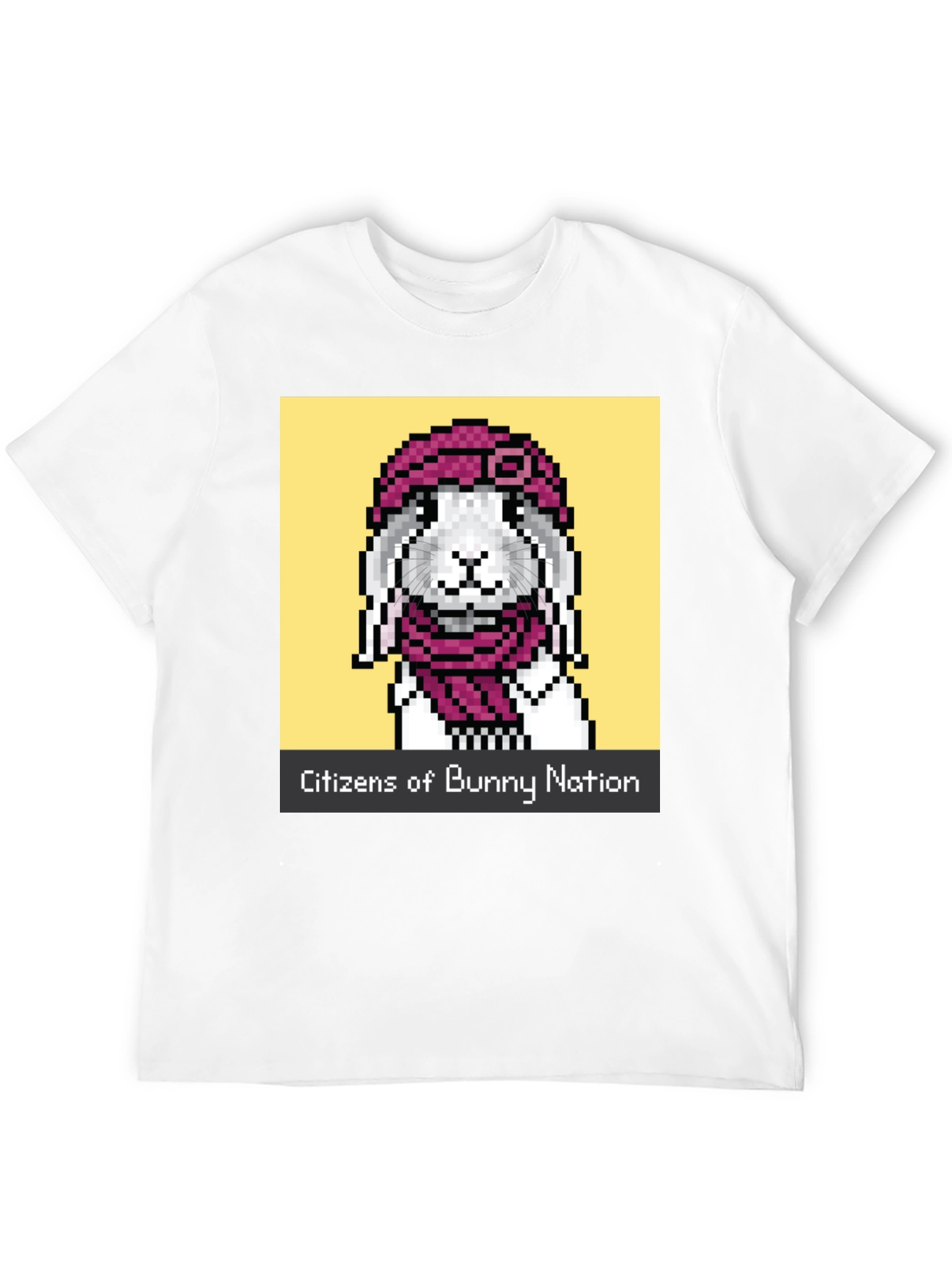 Bunny Nation Pixel Art Graphic Tee