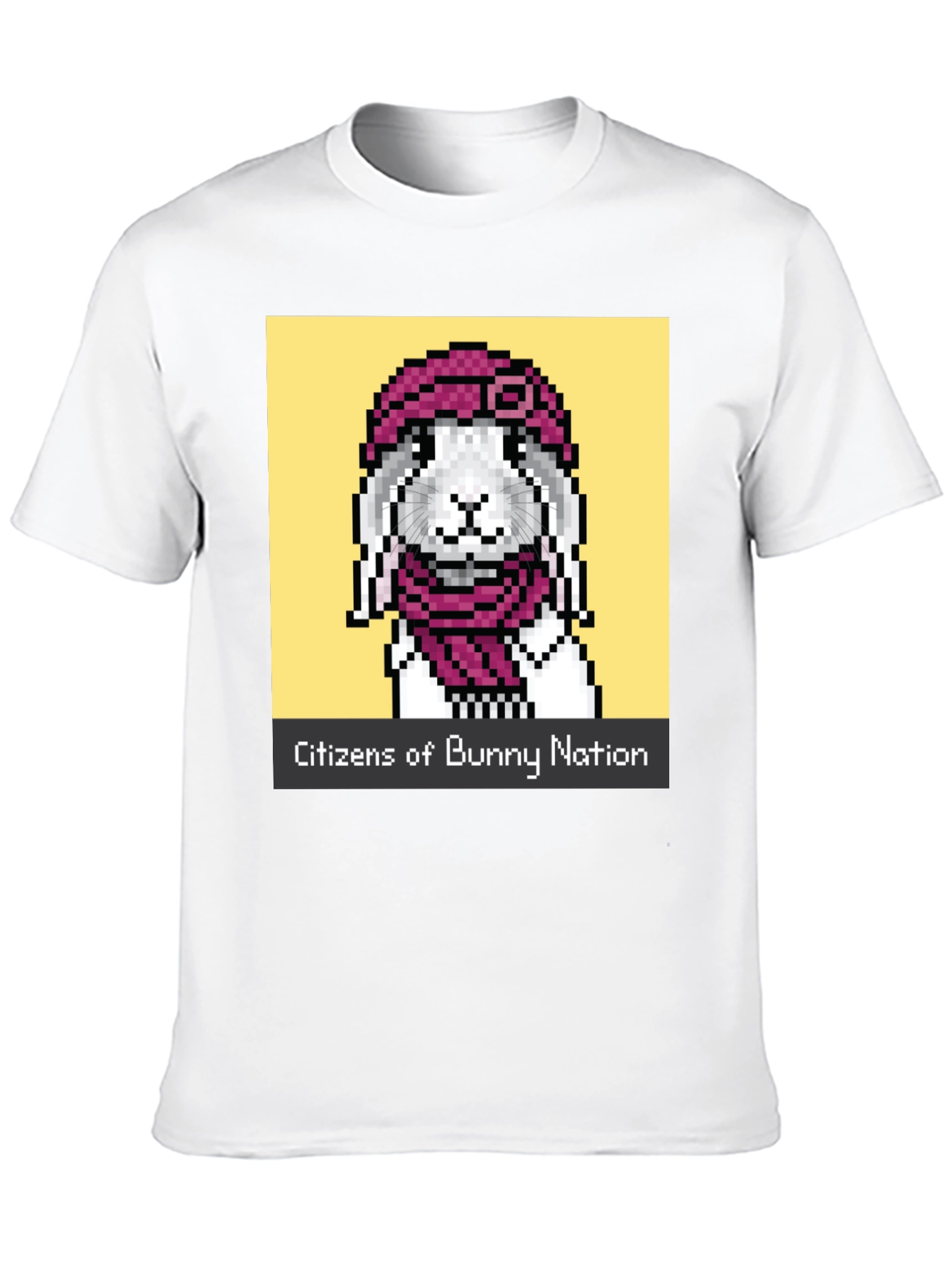 Bunny Nation Pixel Art Graphic Tee