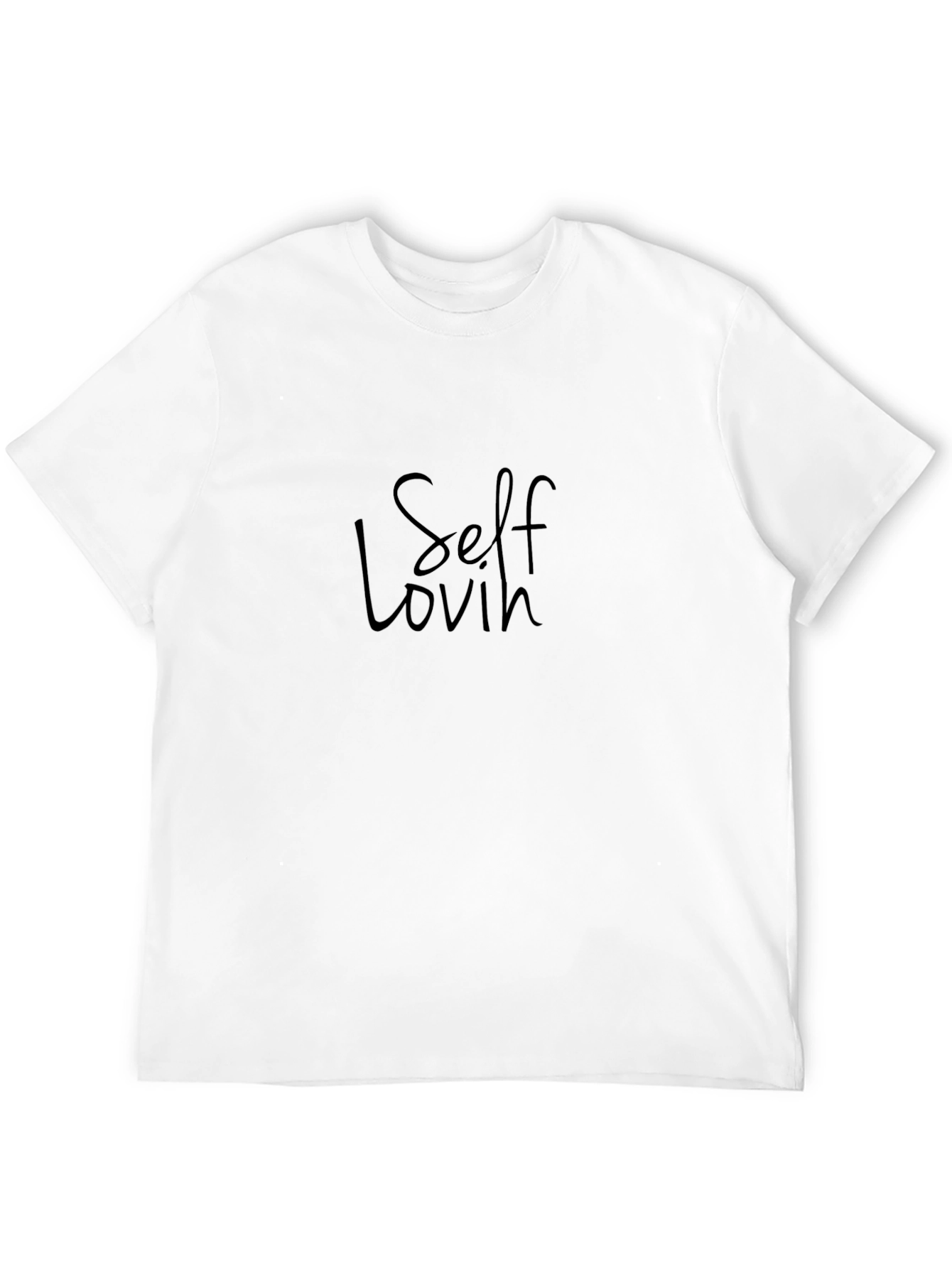 Self Lovin Black Graphic Tee - Stylish Comfort