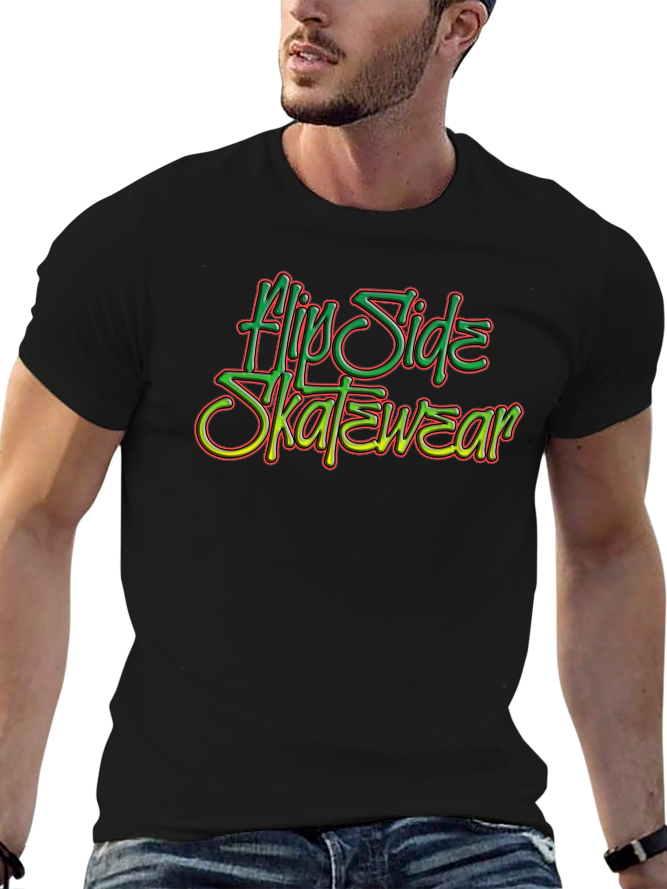 Flip Side Skatewear Graphic T-Shirt