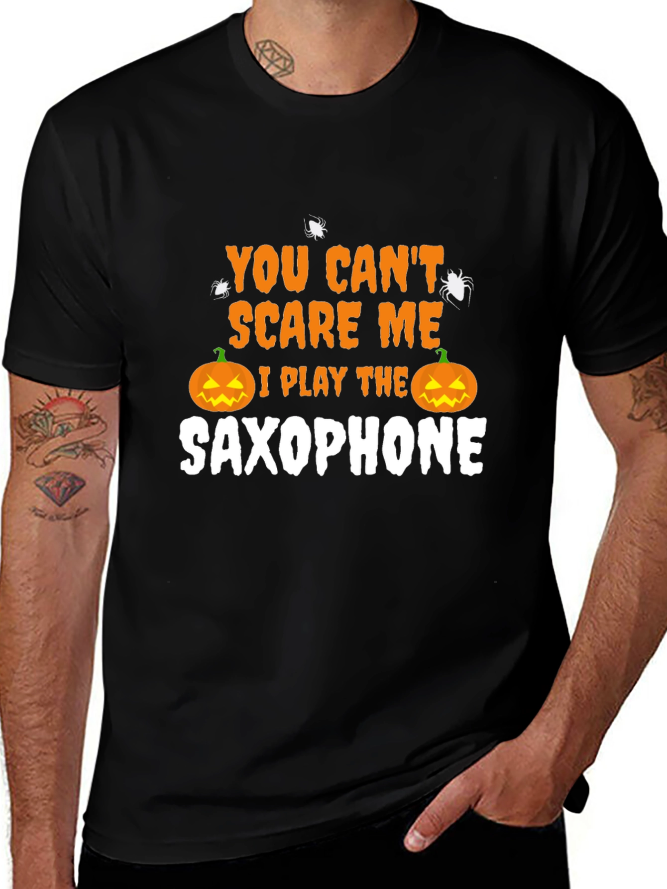 Halloween Saxophone Player T-Shirt