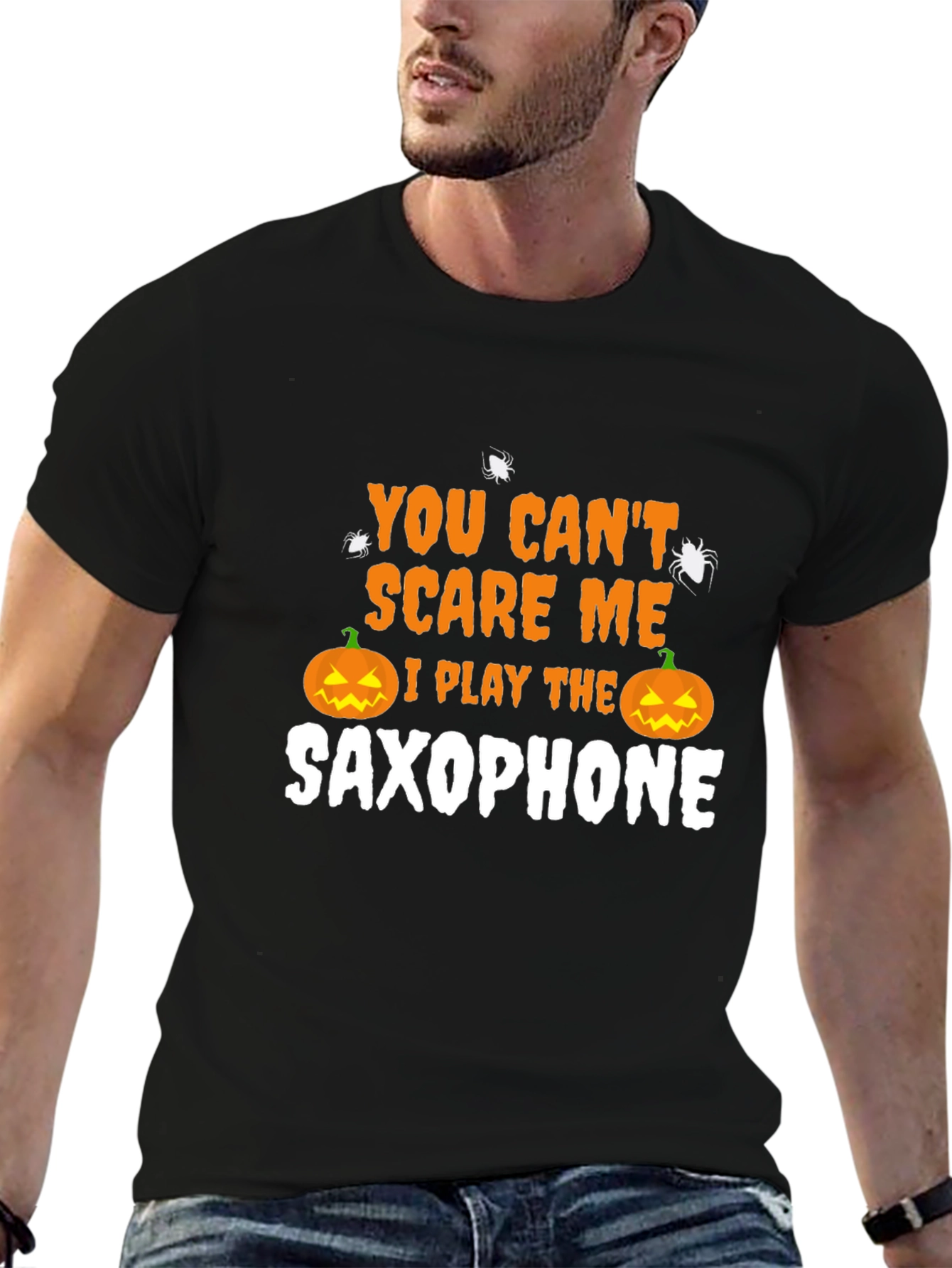 Halloween Saxophone Player T-Shirt