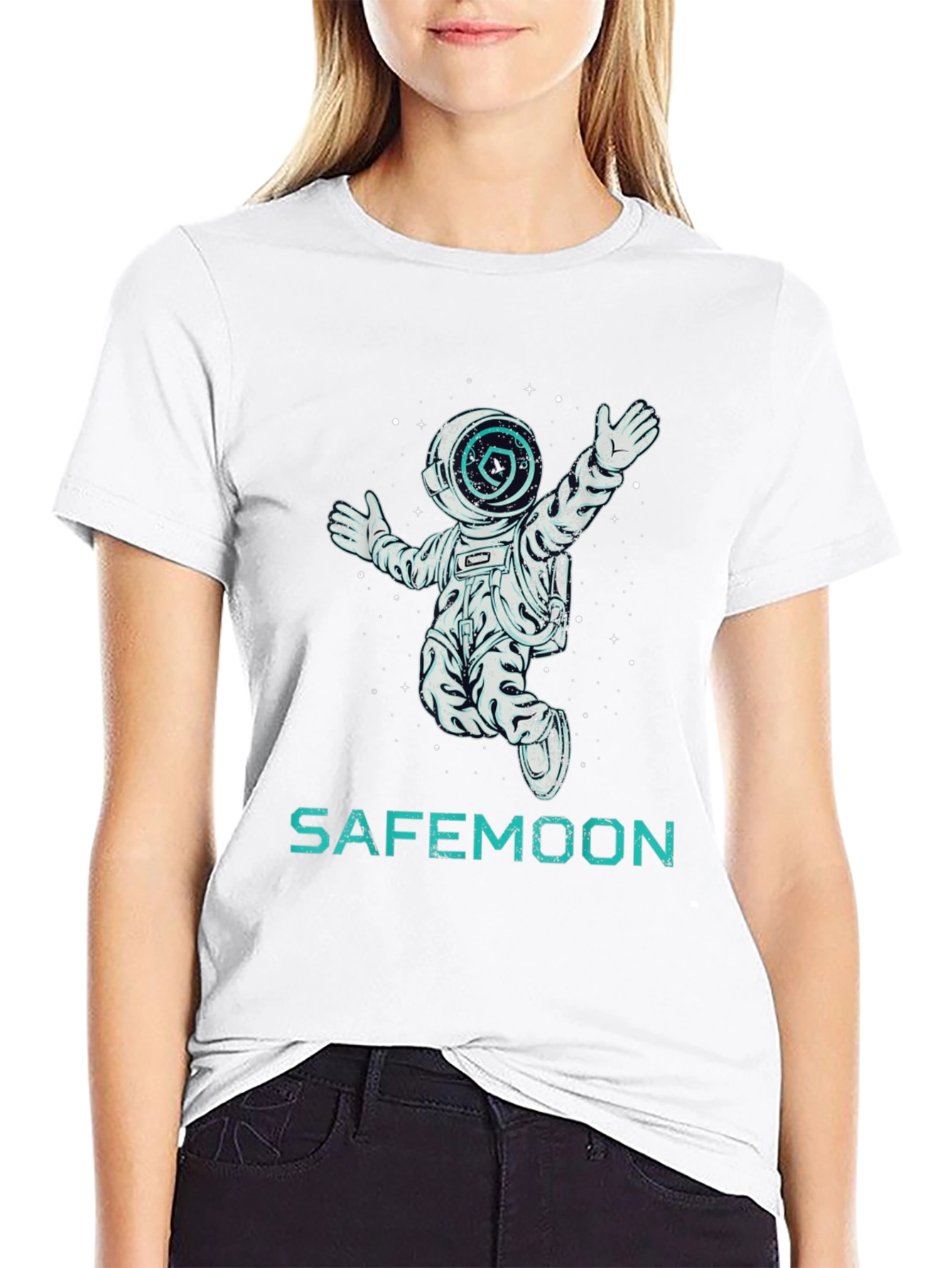 Safemoon Astronaut Black T-Shirt