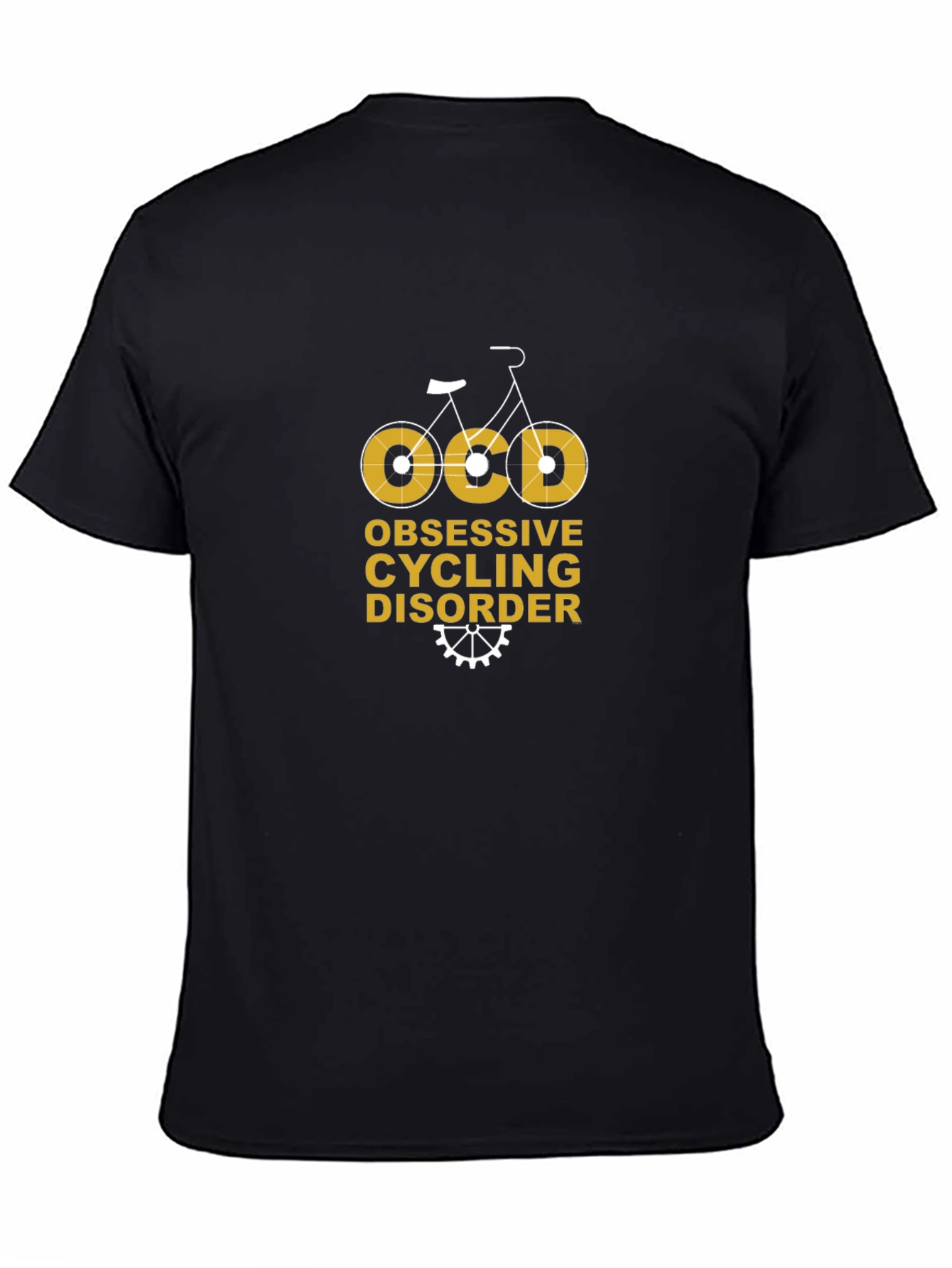 OCD Obsessive Cycling Disorder Black T-Shirt