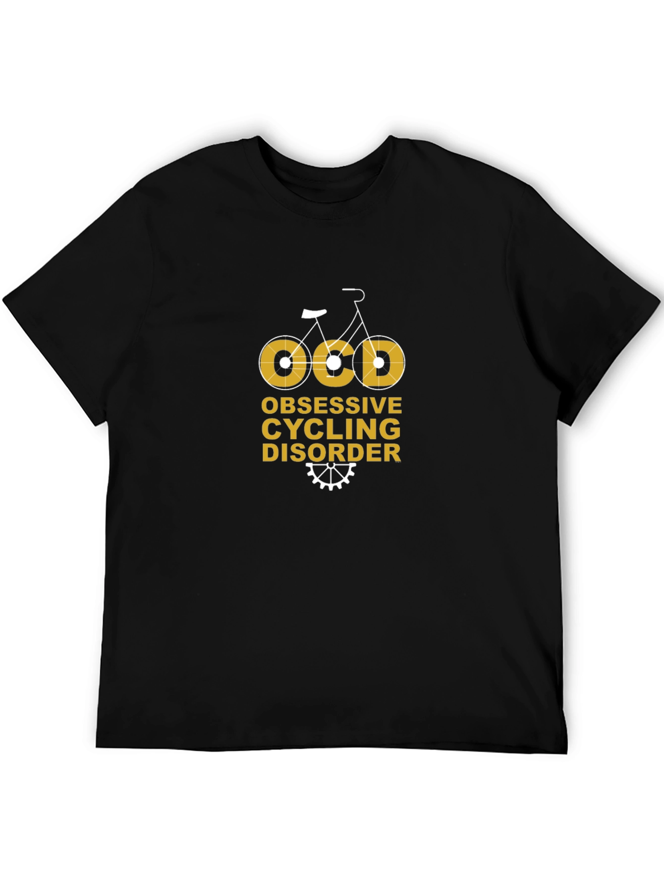 OCD Obsessive Cycling Disorder Black T-Shirt
