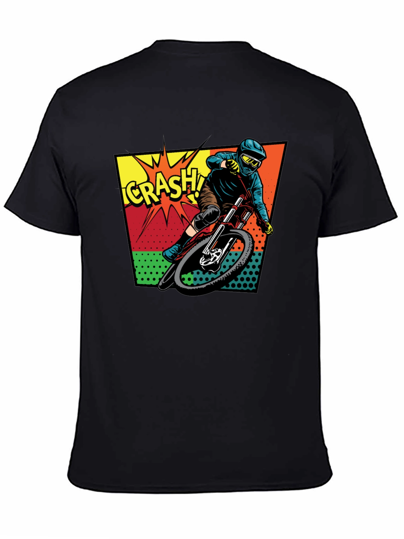 Mountain Bike Crash Graphic Tee - Ride On!