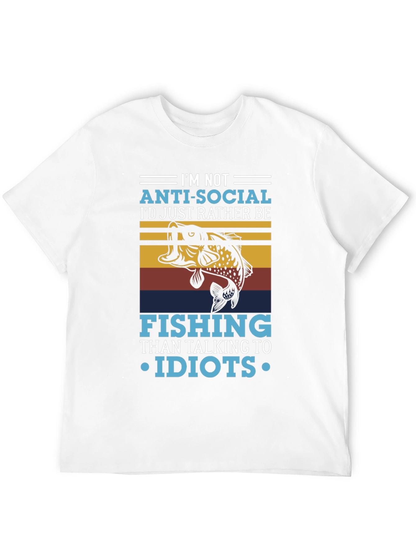 Im Not Anti-Social Fishing T-Shirt
