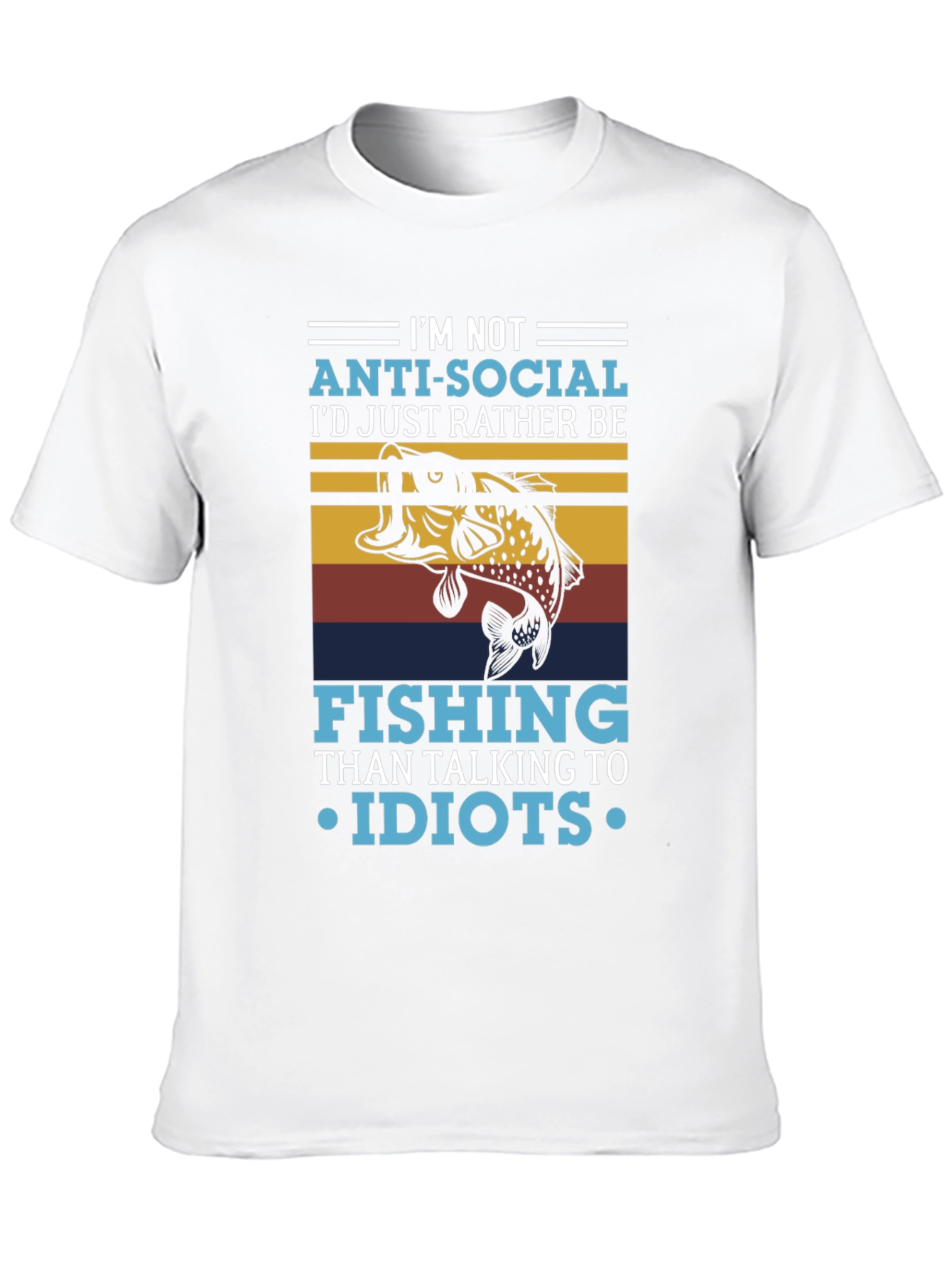 Im Not Anti-Social Fishing T-Shirt