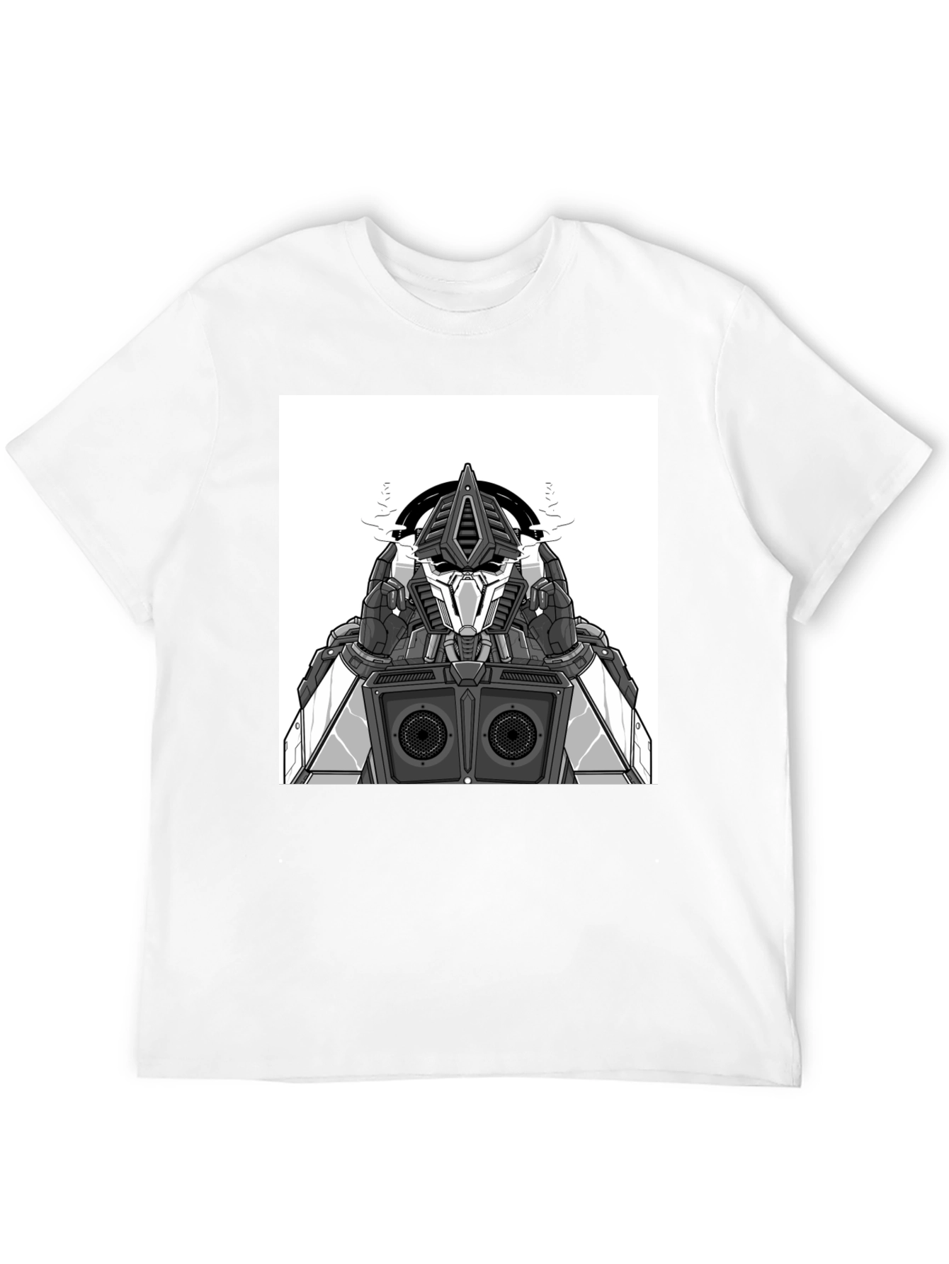 Robot DJ Graphic Tee - Black