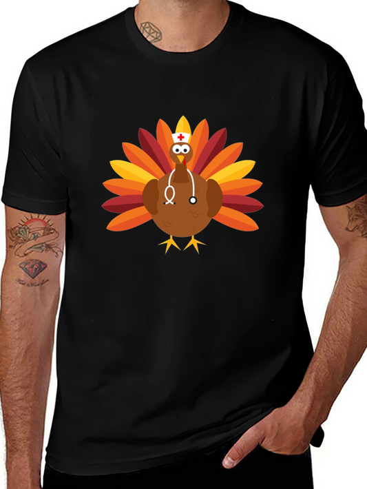 Nurse Turkey Thanksgiving T-Shirt