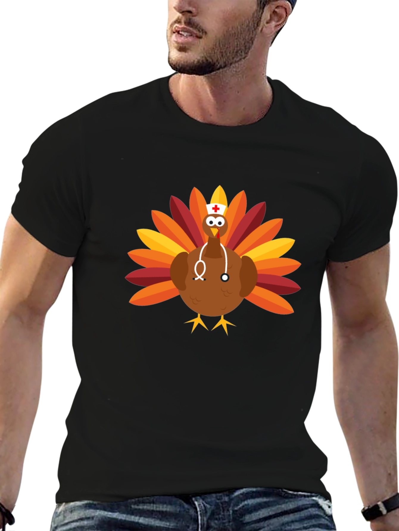 Nurse Turkey Thanksgiving T-Shirt