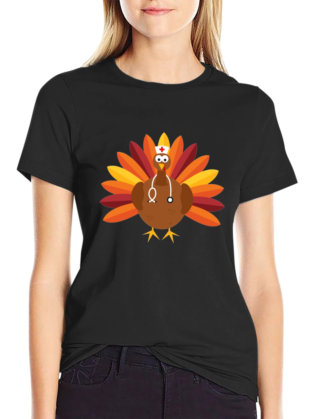 Nurse Turkey Thanksgiving T-Shirt